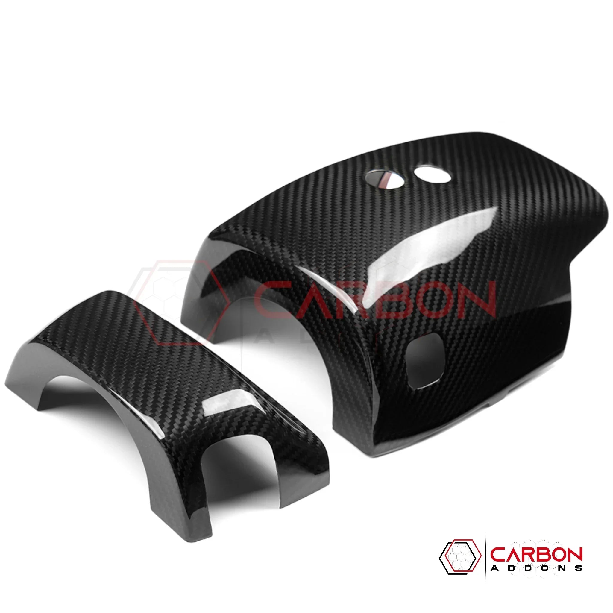 C8 Corvette Real Carbon Fiber Steering Column Trim Cover | Interior Upgrade (2020-2026)