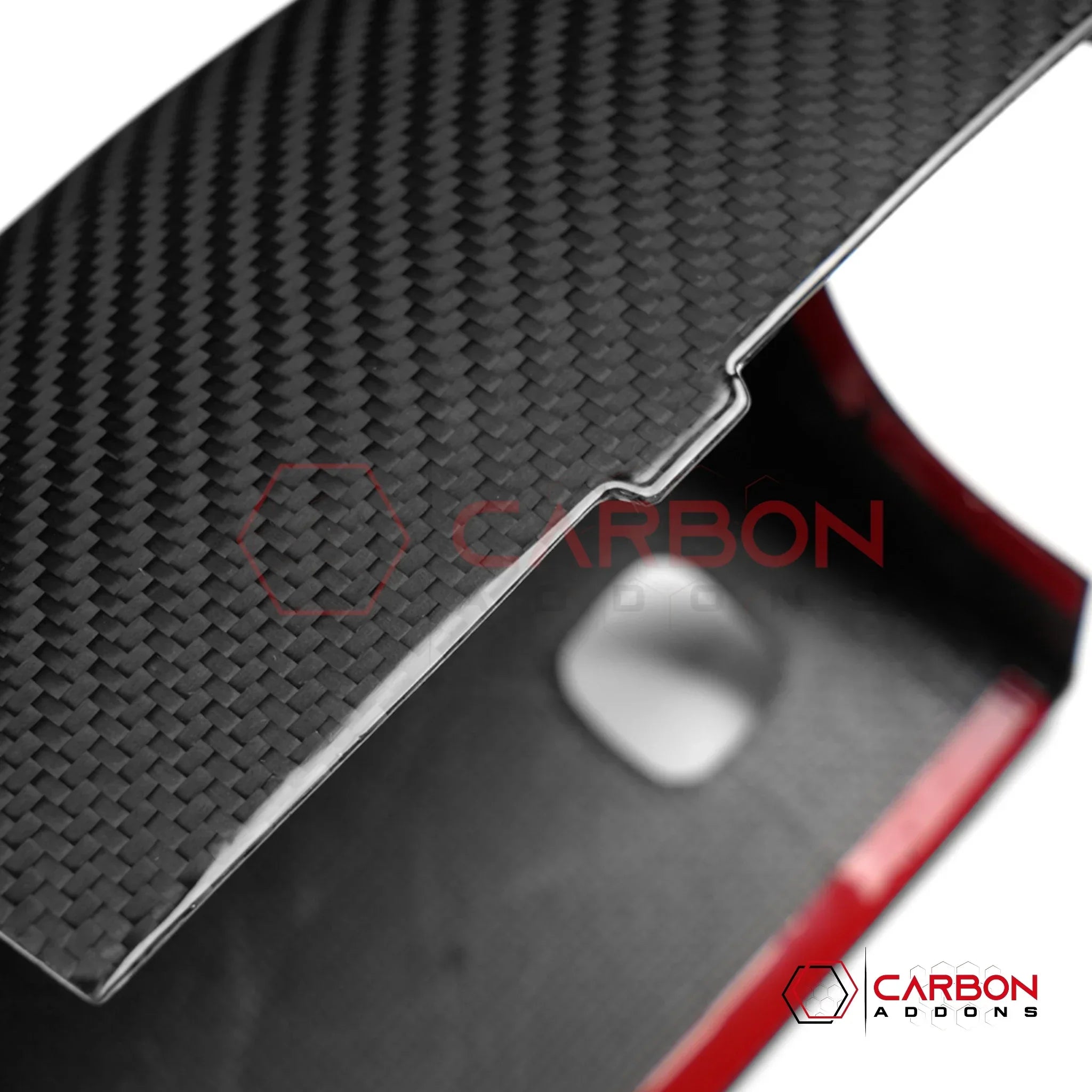 C8 Corvette Real Carbon Fiber Steering Column Trim Cover | Interior Upgrade (2020-2026)