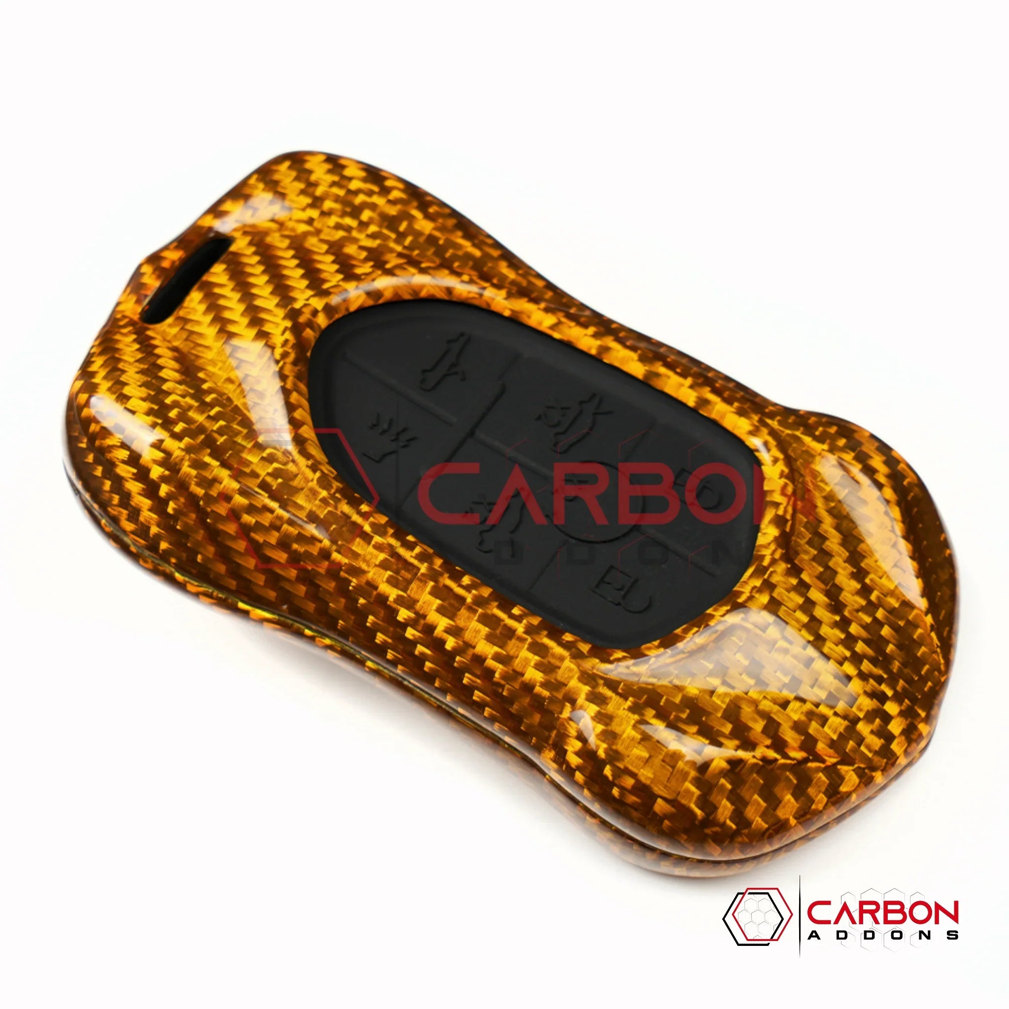 C8 Corvette Real Carbon Fiber Key Fob Cover – Speed-Form Design (2020-2026)