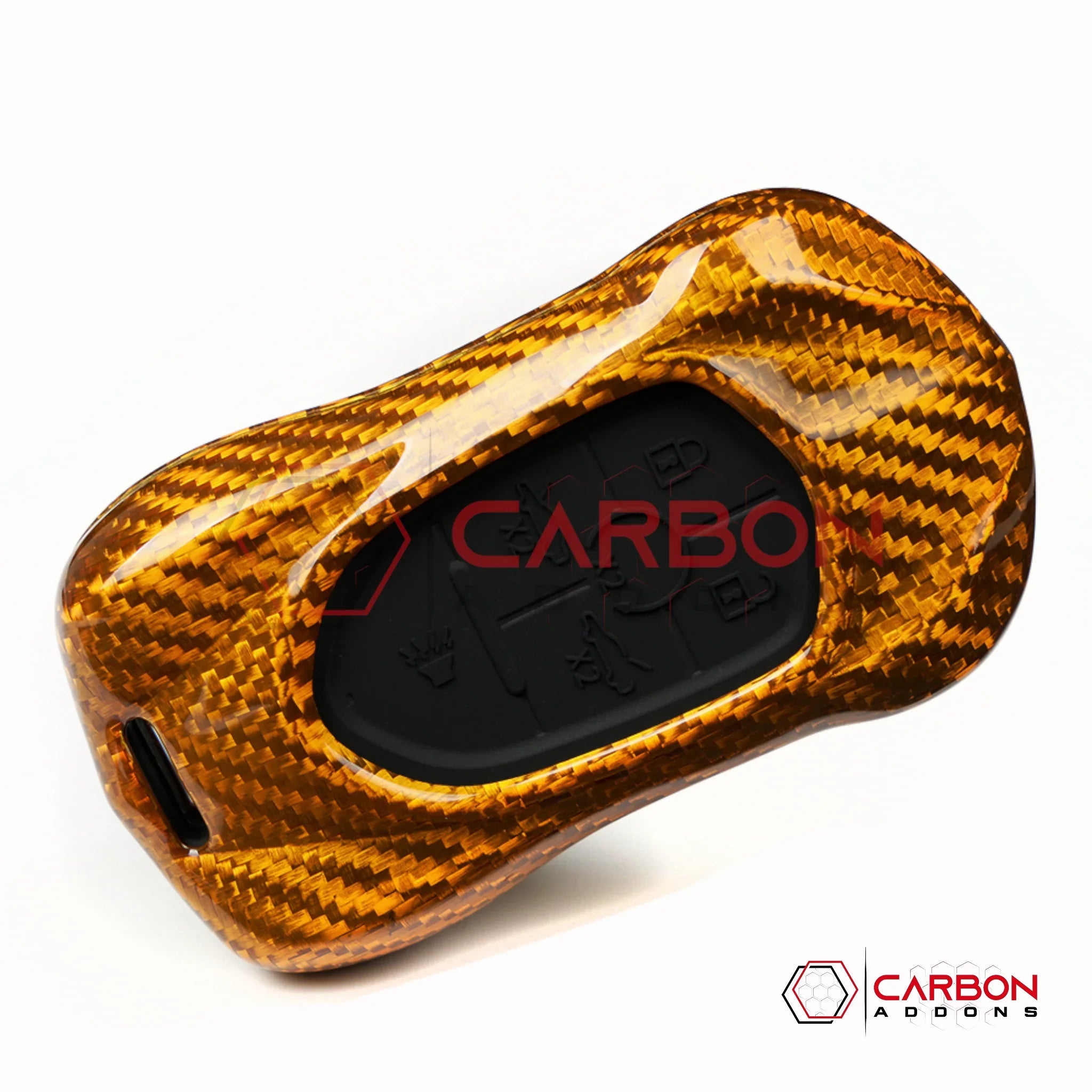 C8 Corvette Real Carbon Fiber Key Fob Cover – Speed-Form Design (2020-2026)