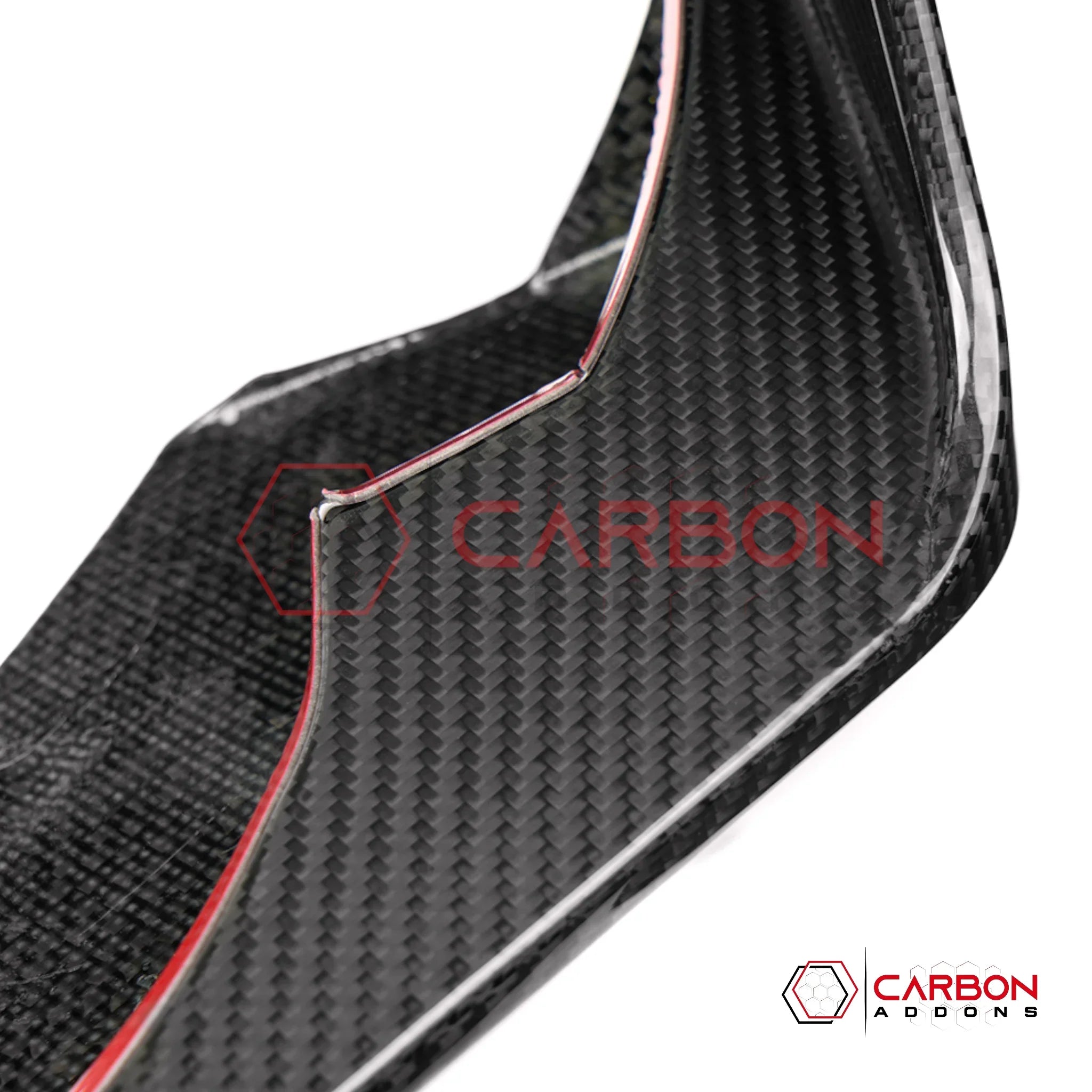 C8 Corvette Z06 / E-Ray Dry Carbon Fiber Rear Diffuser Side Splitter Blades – OEM Mount