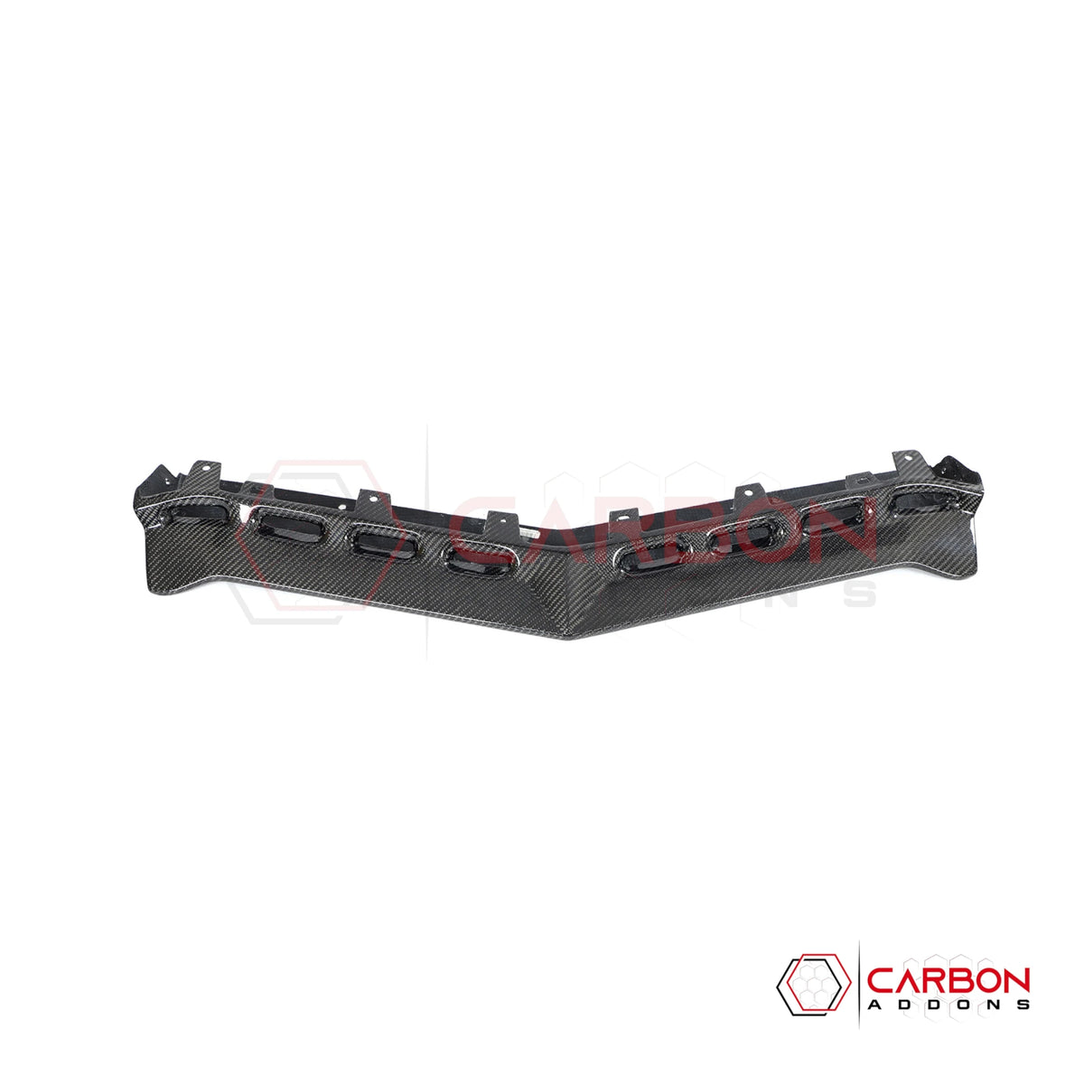 C8 Corvette Z06 Real Carbon Fiber Front Bumper Lip Splitter | 2023-2027