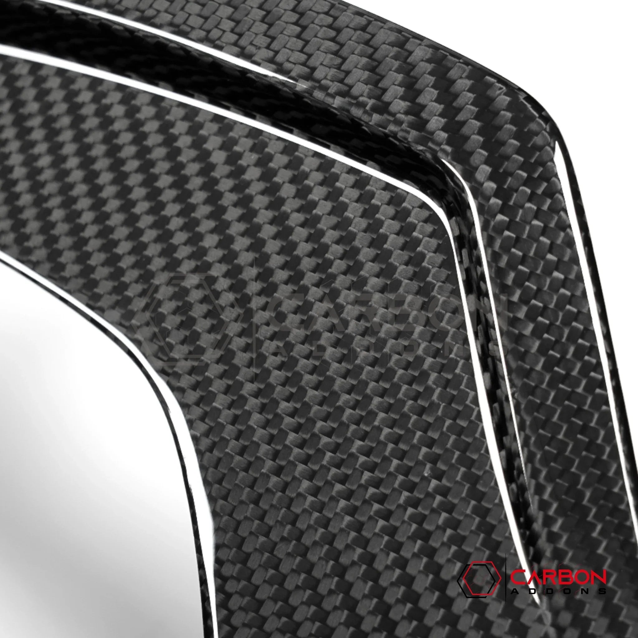 C8 Corvette (2020–2025) Z51, Z06 & Stingray | GT3 Seat Adjustment Button Cover Trim | Real Dry Carbon Fiber