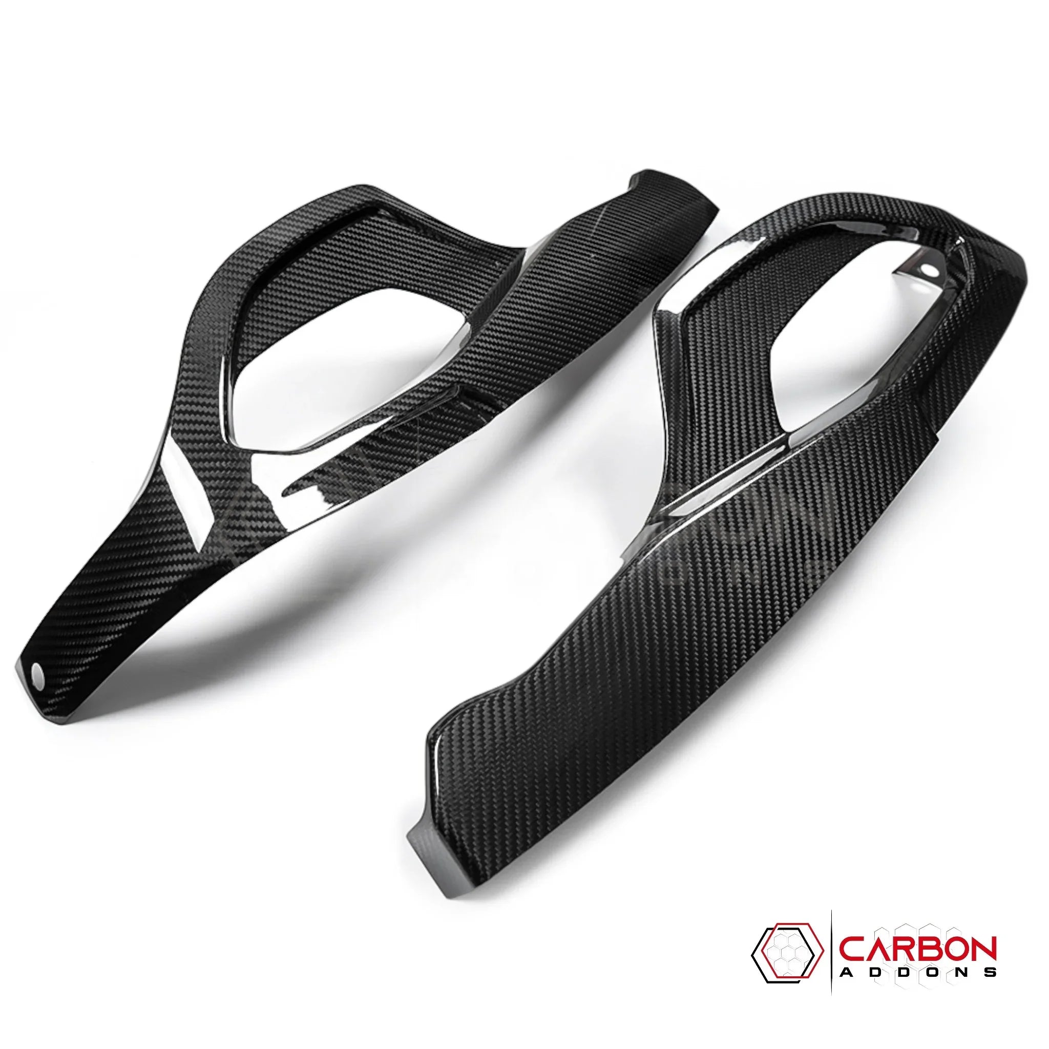 C8 Corvette (2020–2025) Z51, Z06 & Stingray | GT3 Seat Adjustment Button Cover Trim | Real Dry Carbon Fiber