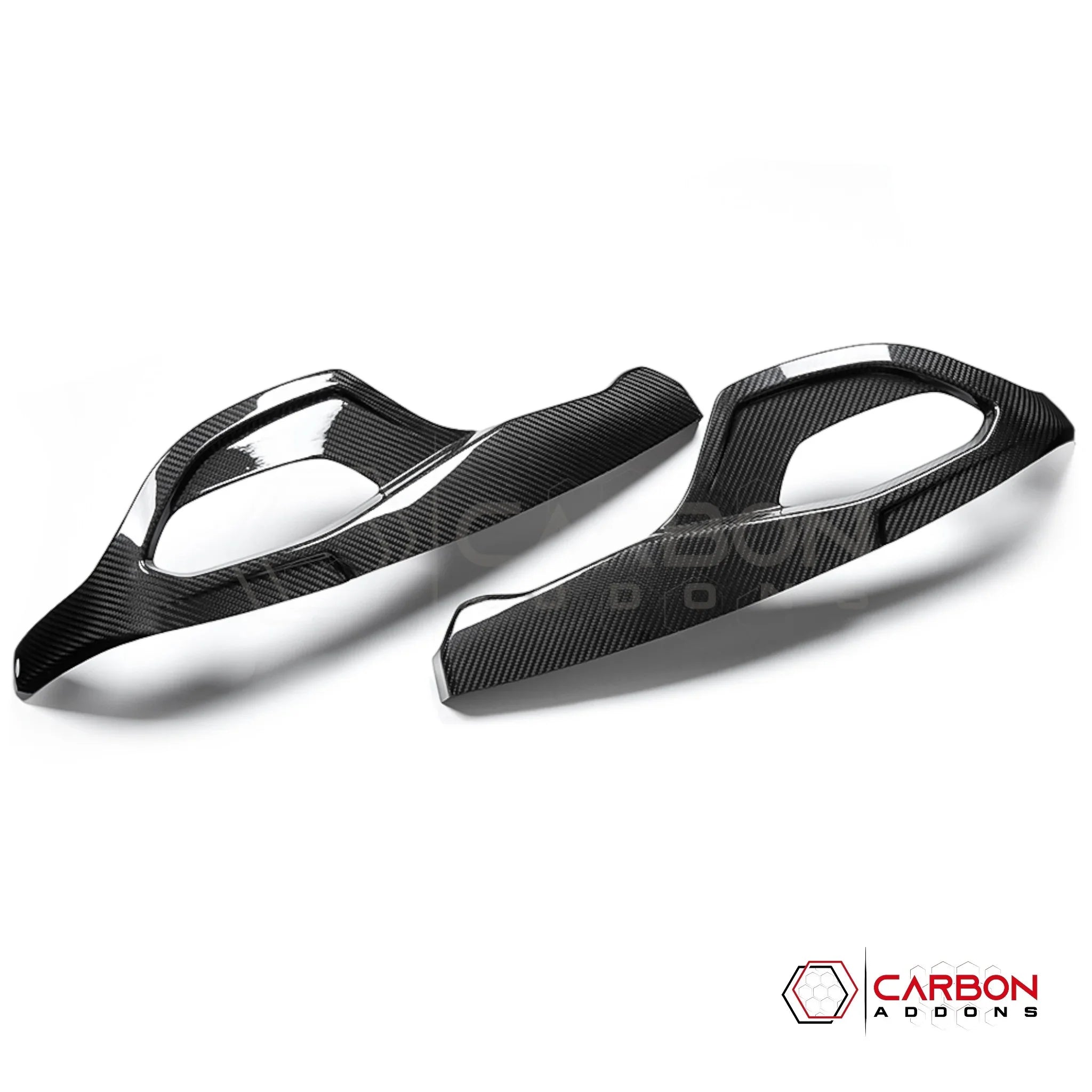 C8 Corvette (2020–2025) Z51, Z06 & Stingray | GT3 Seat Adjustment Button Cover Trim | Real Dry Carbon Fiber