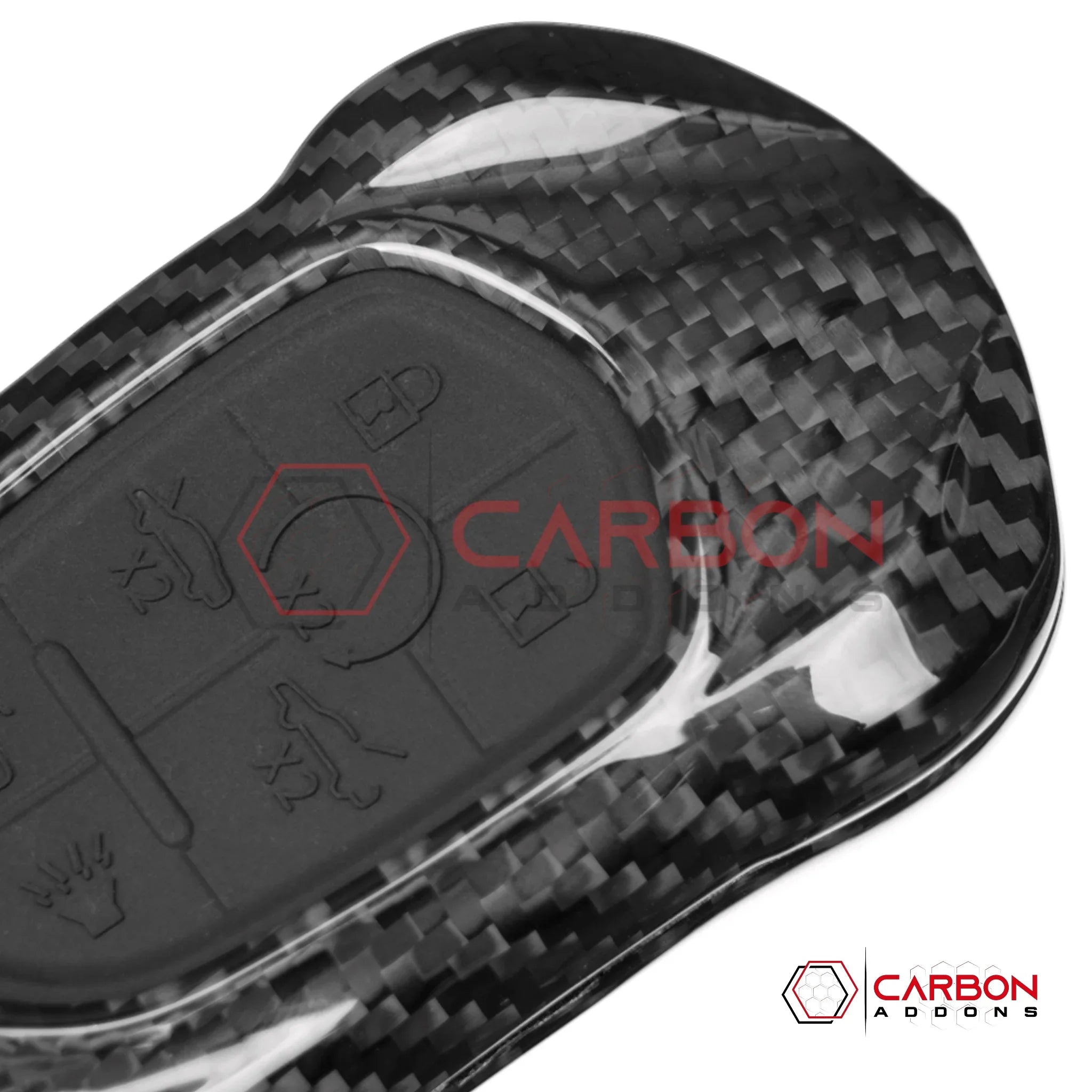 C8 Corvette Real Carbon Fiber Key Fob Cover – Speed-Form Design (2020-2026)