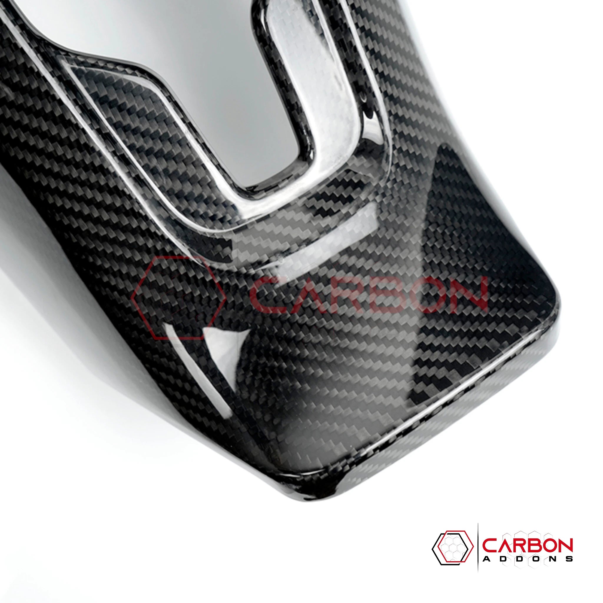 C8 Corvette Real Carbon Fiber Waterfall Panel Trim Cover | Interior Overlay (2020–2026)