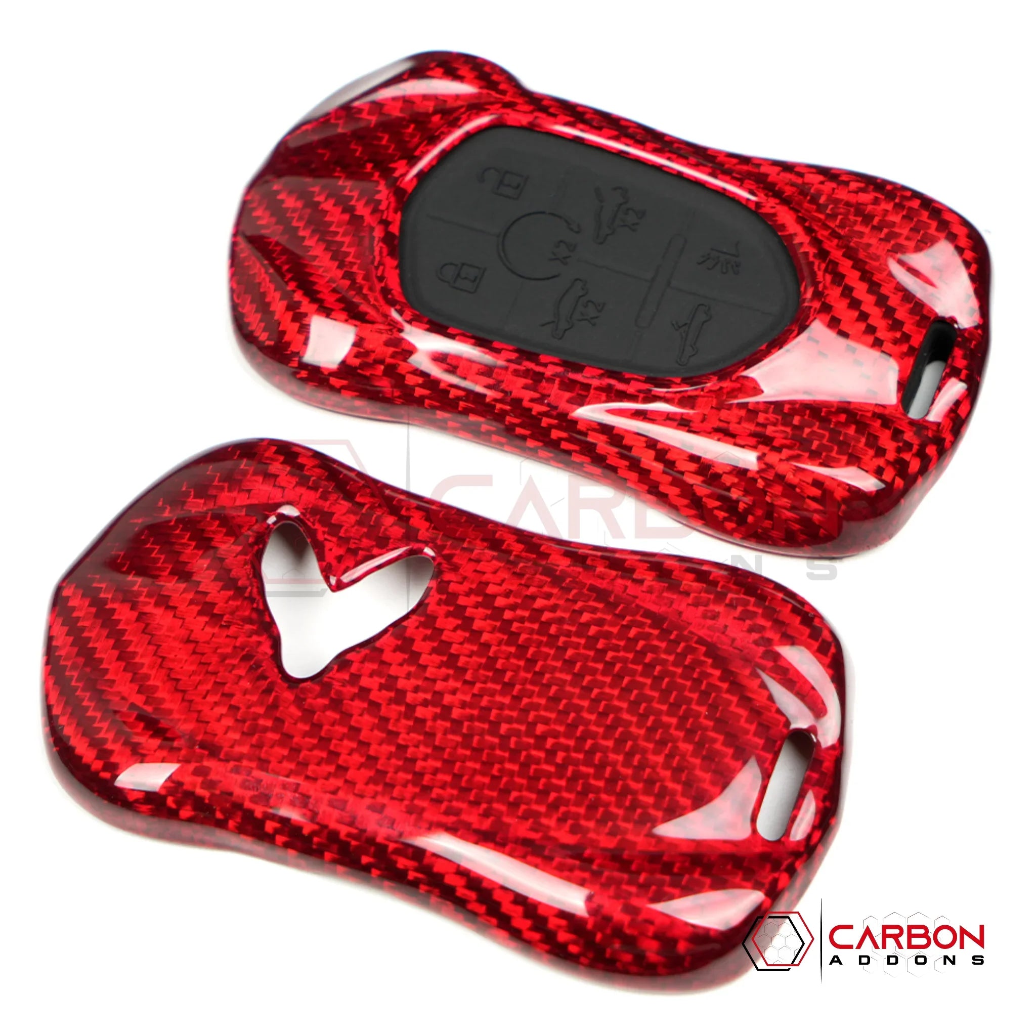 C8 Corvette Real Carbon Fiber Key Fob Cover – Speed-Form Design (2020-2026)