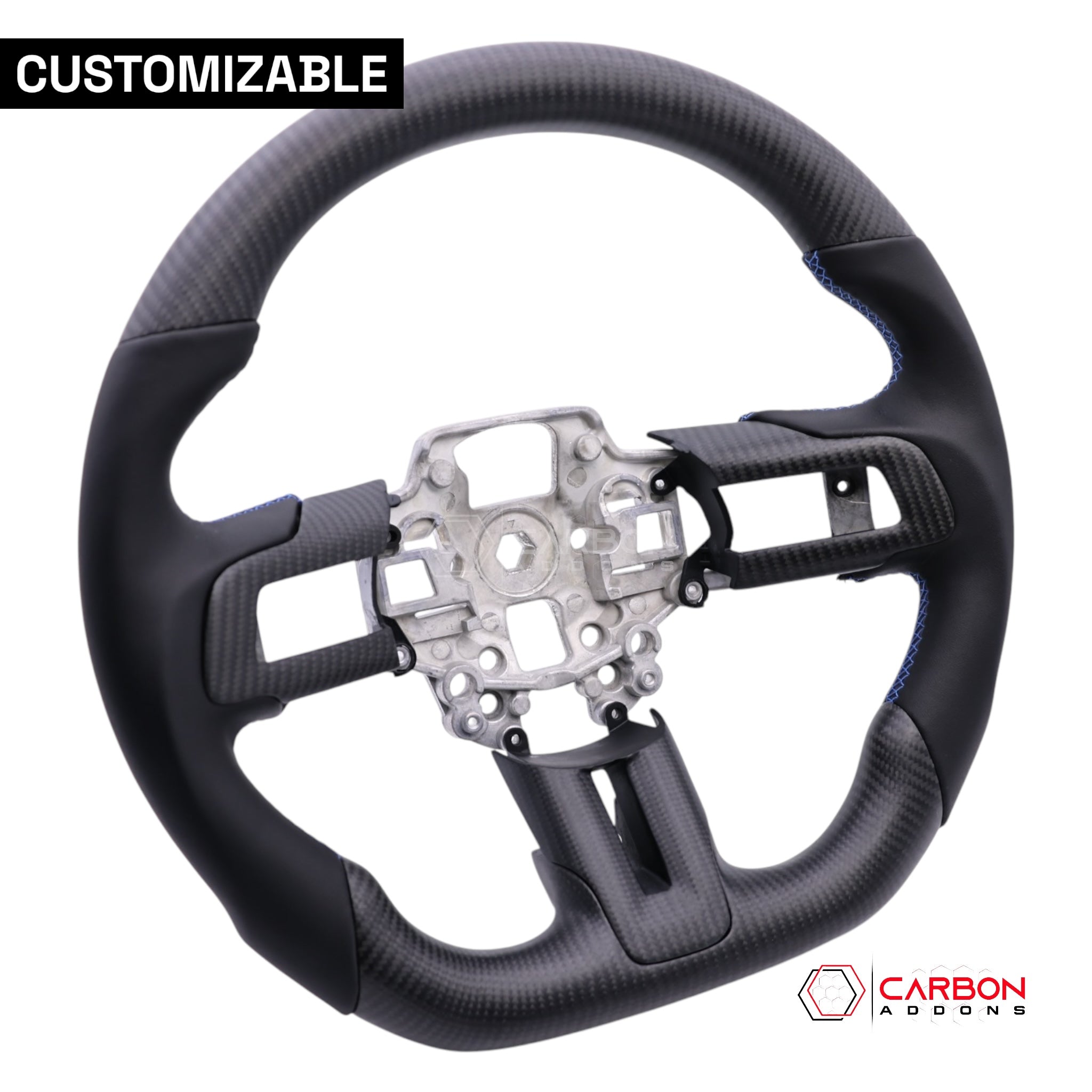 [Core Only] 2015-2023 Mustang Custom Carbon Fiber Steering Wheel