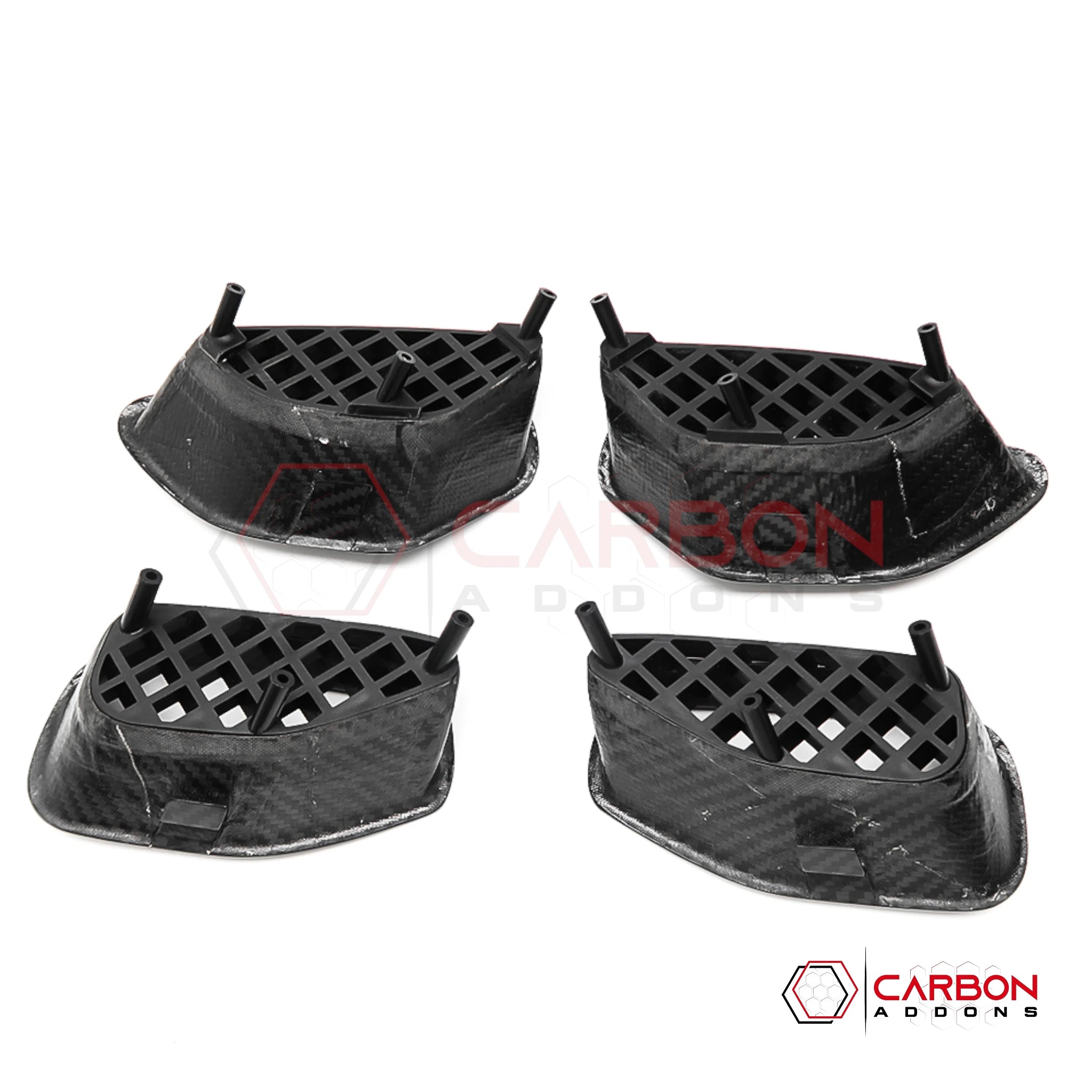 Carbon Fiber Fender Side Vents Replacement for 2009-2012 Chevrolet Corvette C6 ZR1 | Real Carbon Fiber Exterior Trim Upgrade
