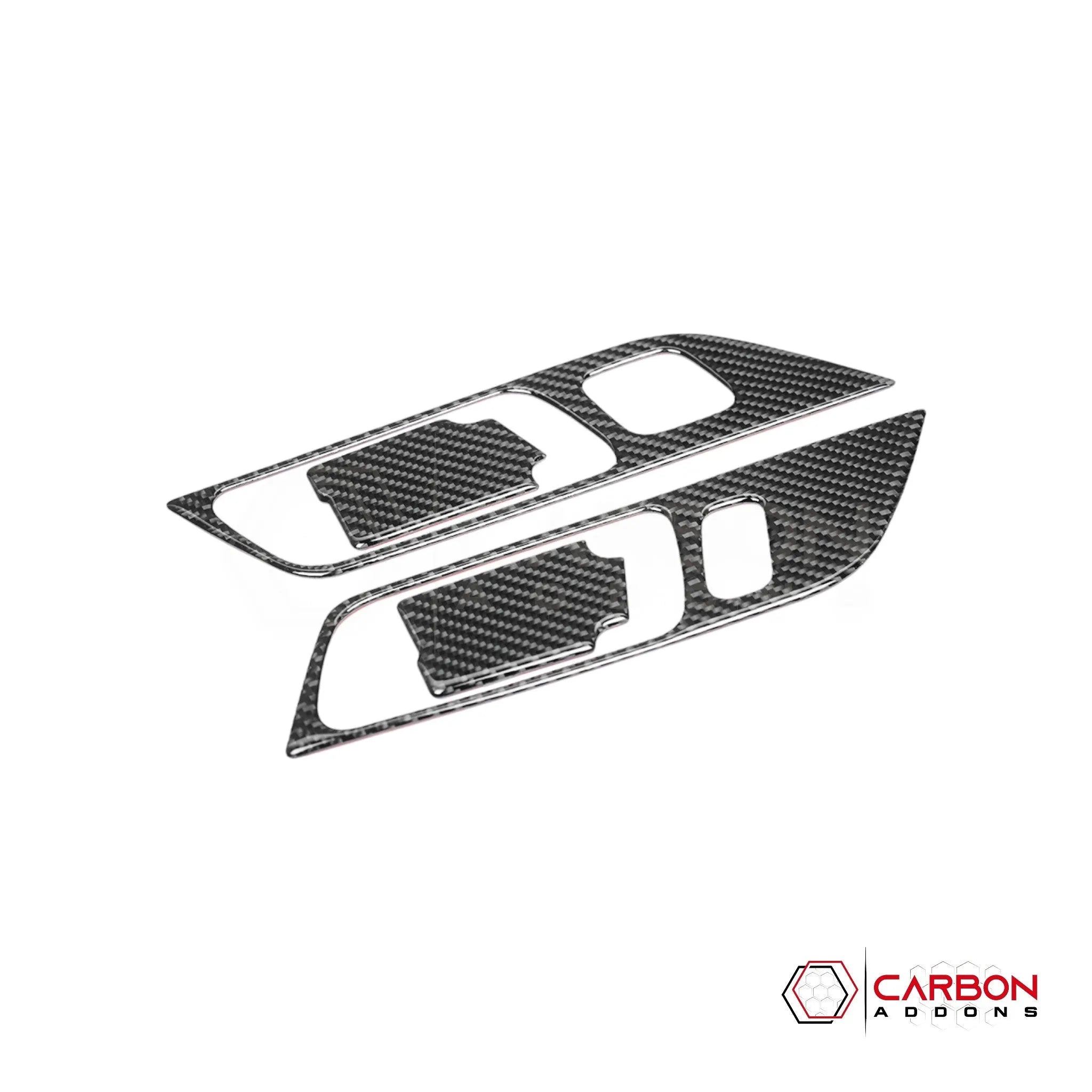 2024+ S650 Ford Mustang Real Carbon Interior Door Handle Trim Overlay