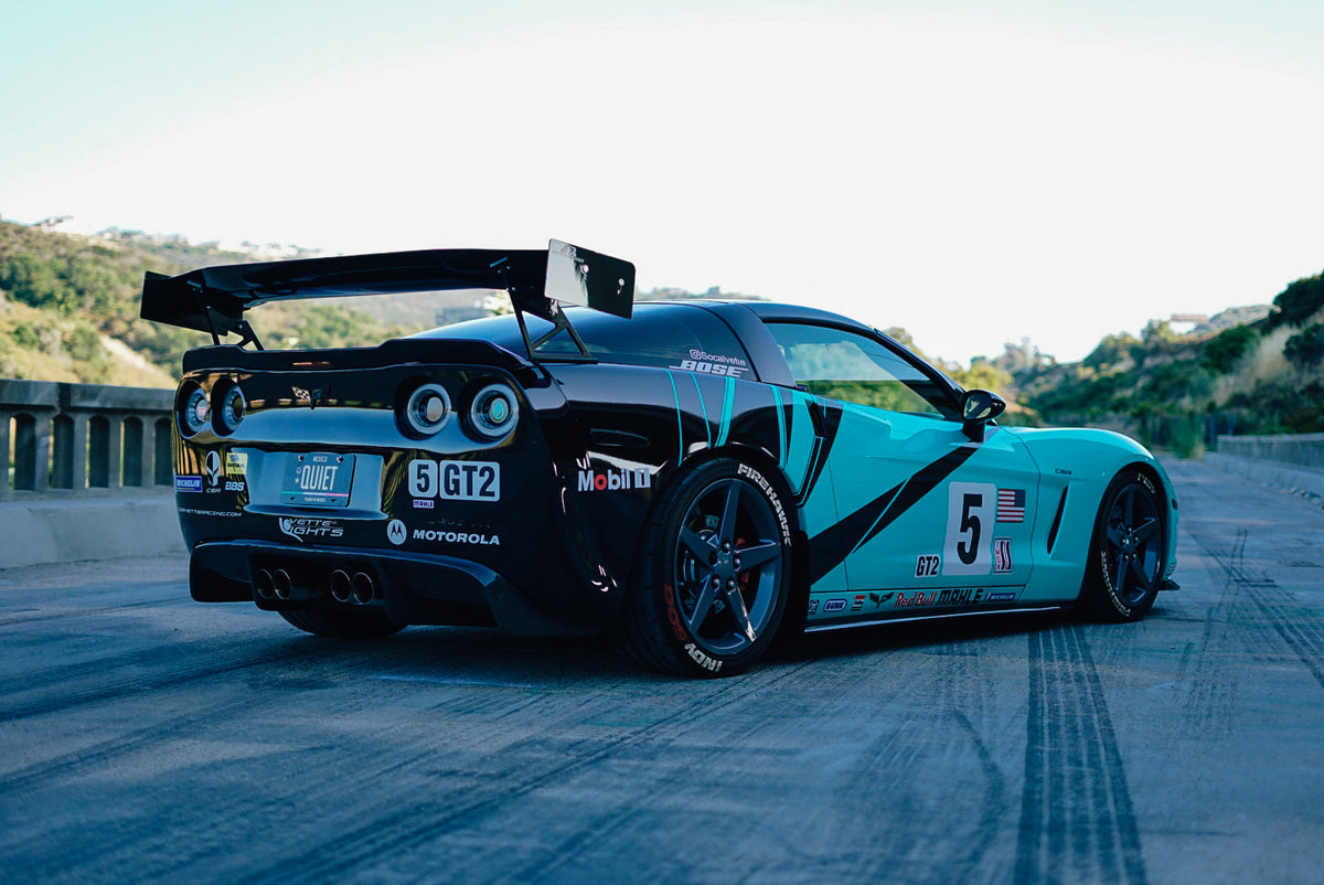 APR Performance GTC-500 Carbon Fiber Adjustable Rear Wing for Chevrolet Corvette C6 & C6 Z06