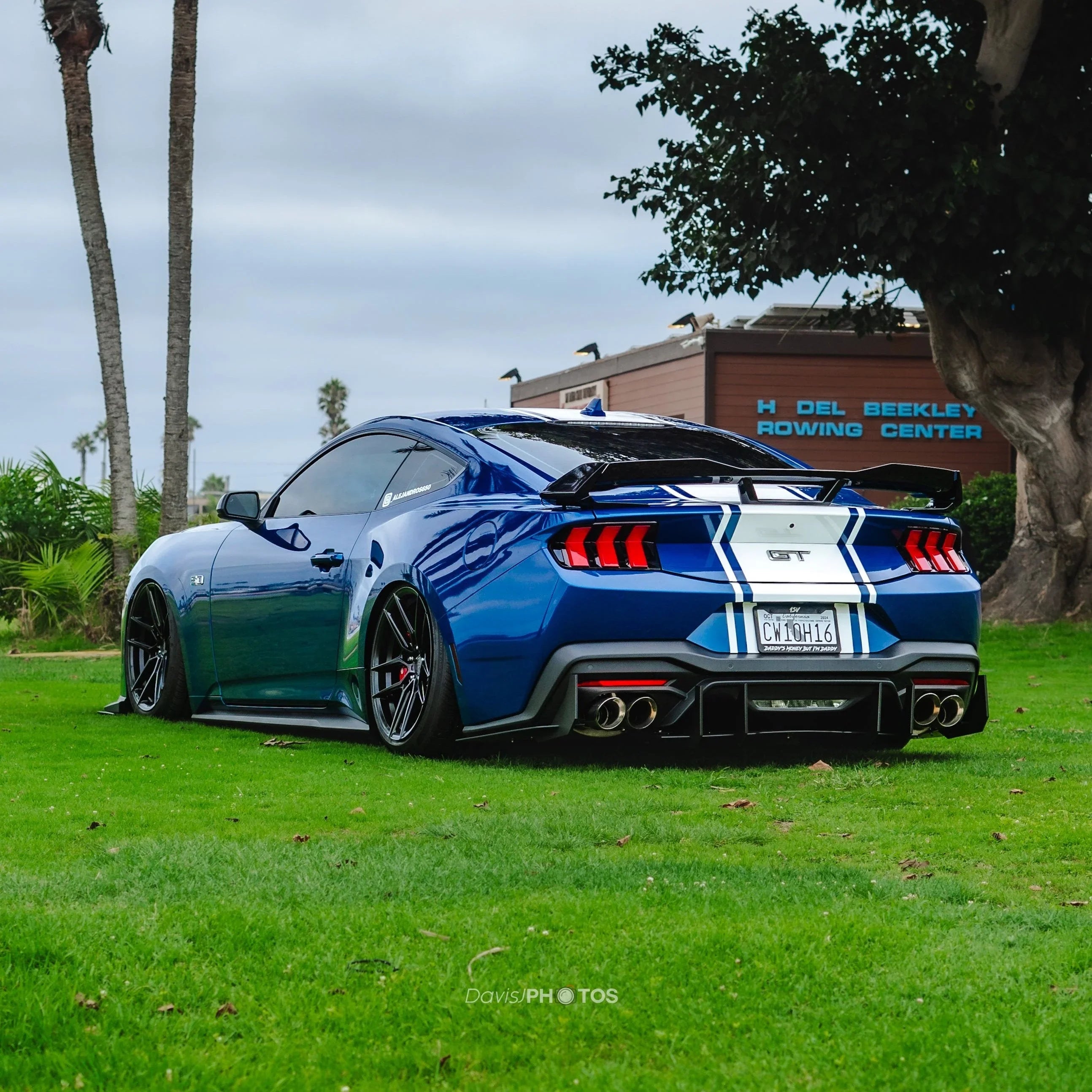 2024+ Ford Mustang S650 GT Performance Pack Rear Diffuser – Stealth Style Quad Tip Aero Diffuser