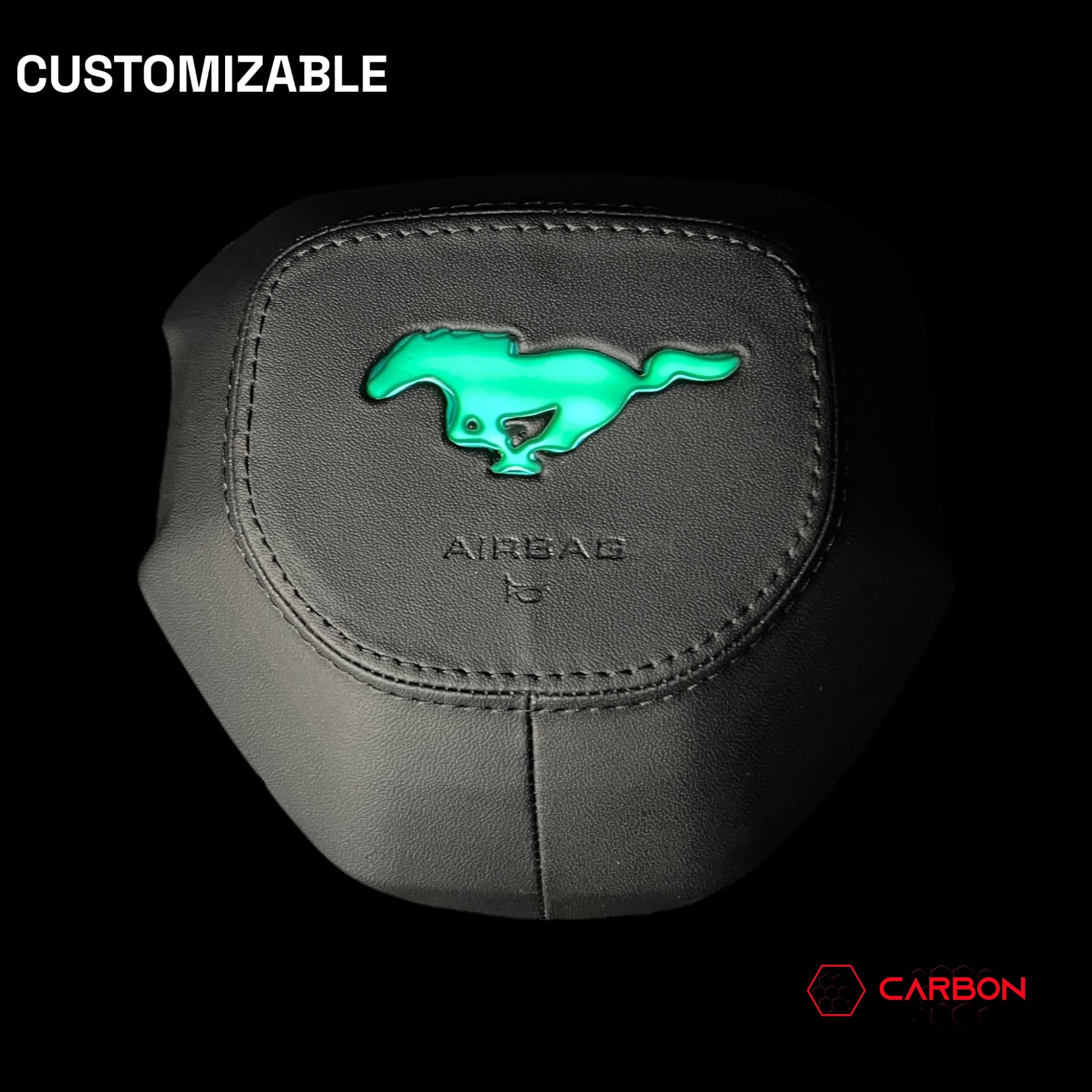 2024+ Mustang Customizable Airbag Housing Cover with RGB LED Emblem