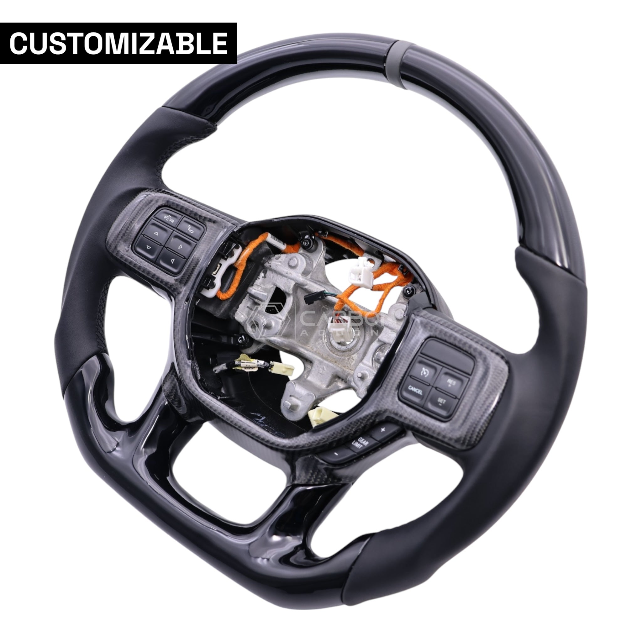 RAM TRX | 1500 | 2500 | 3500 Custom Heated Carbon Fiber Steering Wheel 2019-2024