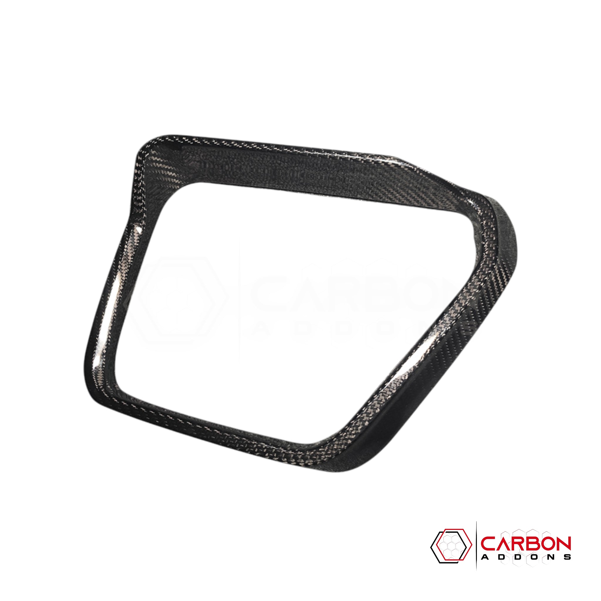 F150 2021-Up Side View Mirror Rain Visor Eyebrow Covers – Real Dry Carbon Fiber (2pcs)