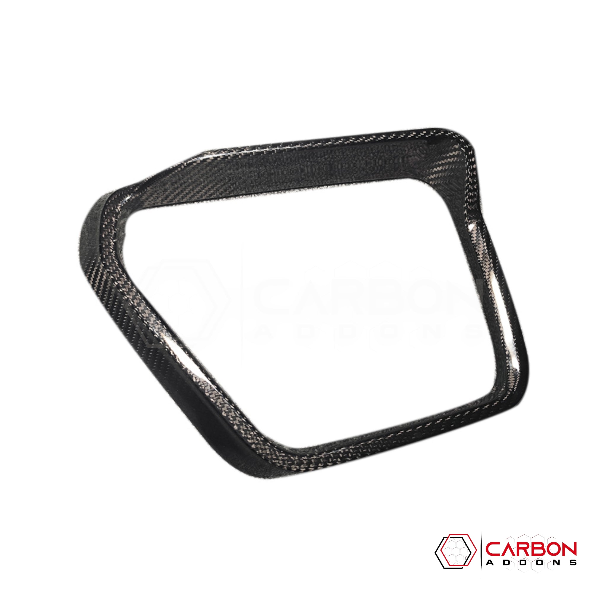 F150 2021-Up Side View Mirror Rain Visor Eyebrow Covers – Real Dry Carbon Fiber (2pcs)