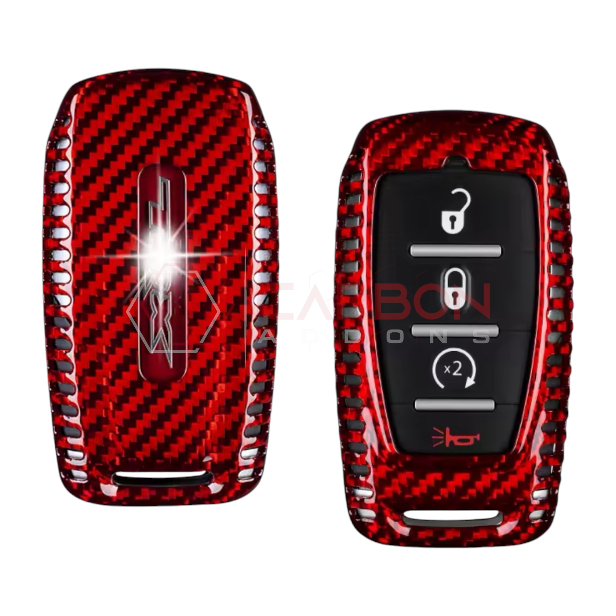 2019+ RAM Real Carbon Fiber Key Fob Cover