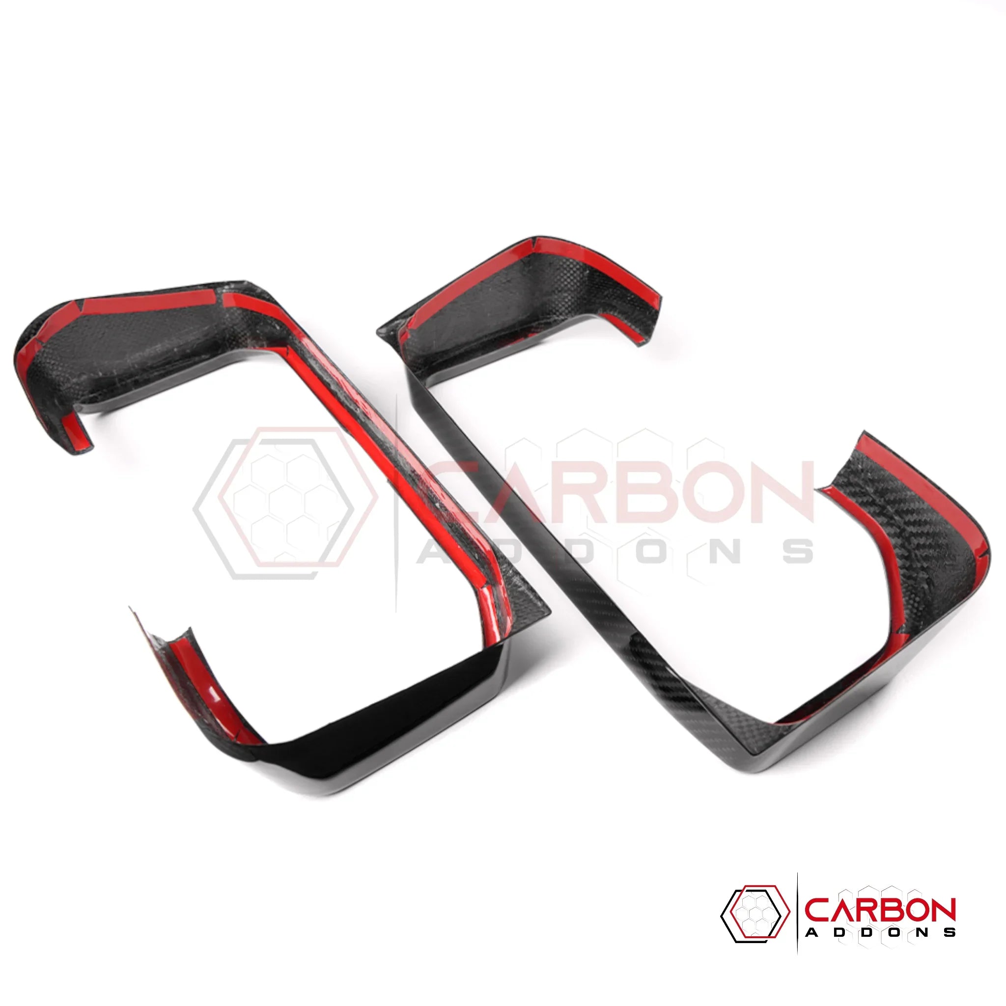 Carbon Fiber Tail Light Trim Bezel Cover for Ford Bronco Raptor (2022–2025) Carbon Fiber Tail Light Trim Bezel Cover for Ford Bronco Raptor (2022–2025)