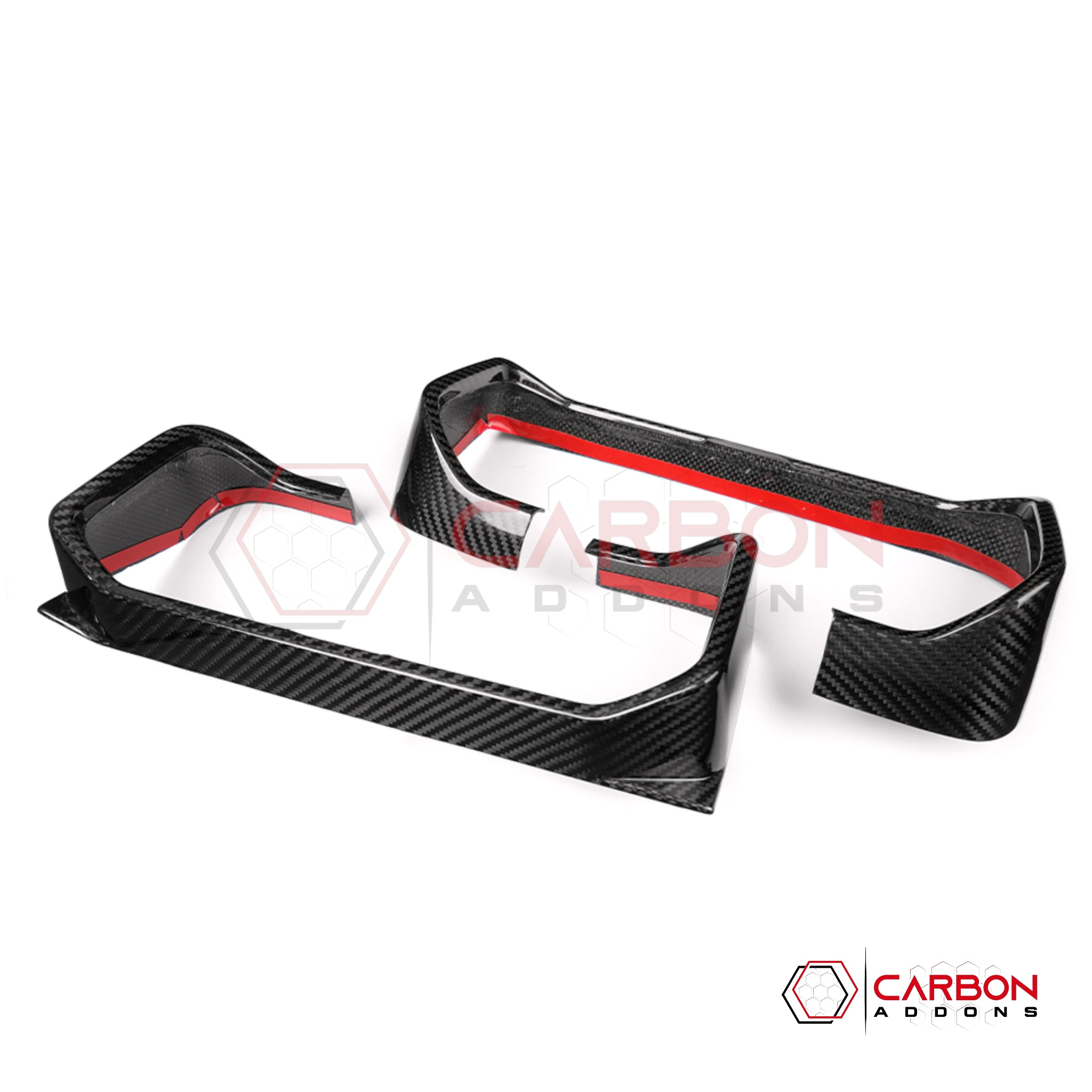 Ford Bronco Raptor Carbon Fiber Rear Tail Light Trim Bezel Cover | Glossy or Matte