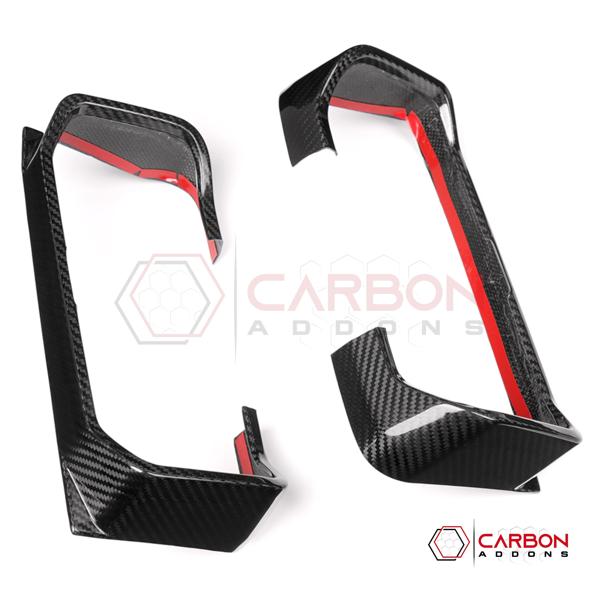 Ford Bronco Raptor Carbon Fiber Rear Tail Light Trim Bezel Cover | Glossy or Matte