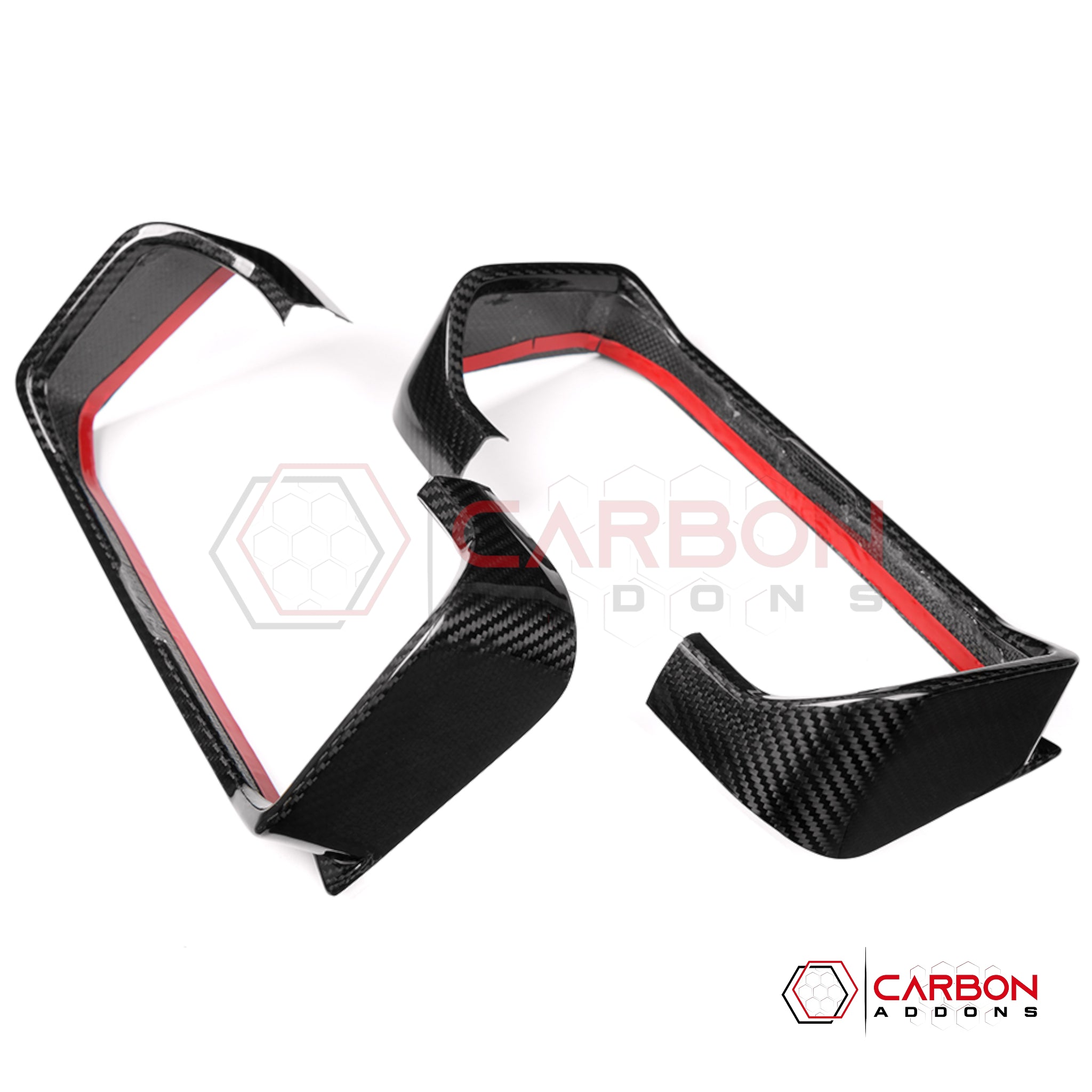 Ford Bronco Raptor Carbon Fiber Rear Tail Light Trim Bezel Cover | Glossy or Matte