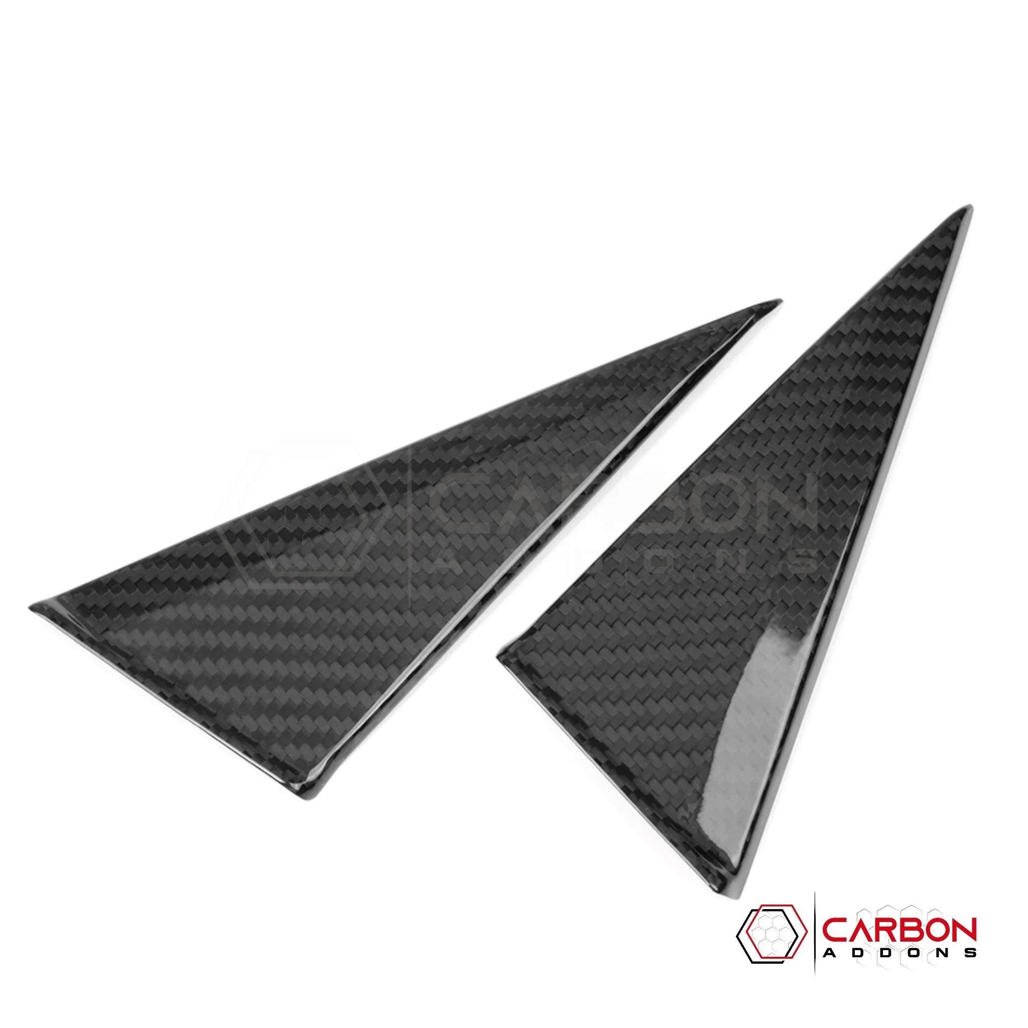 Ford Bronco (2021–2025) Real Carbon Fiber A-Pillar Exterior Trim Cover