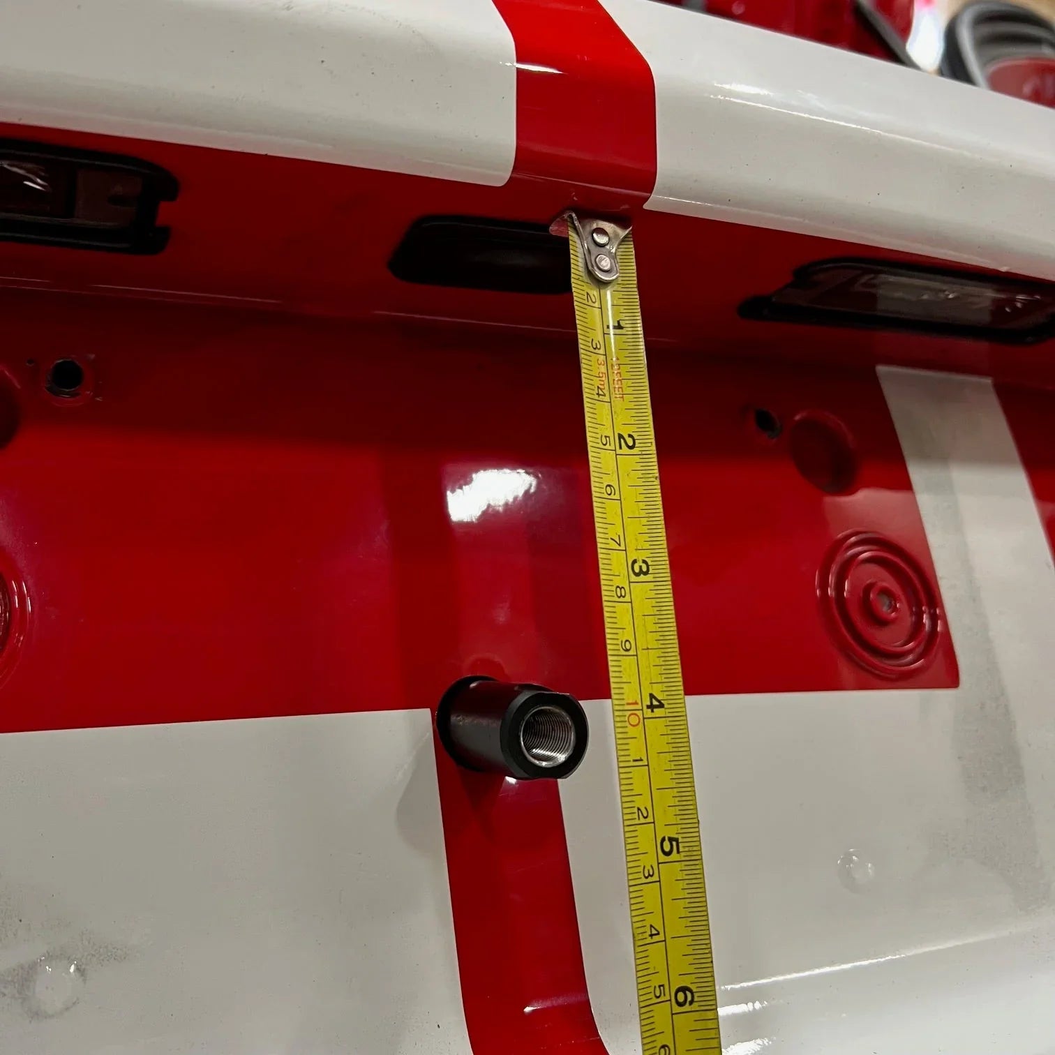 2020–2023 Mustang Shelby GT500 Feather Lite Stealth Tow Hook – Billet Aluminum Track Tow Hook