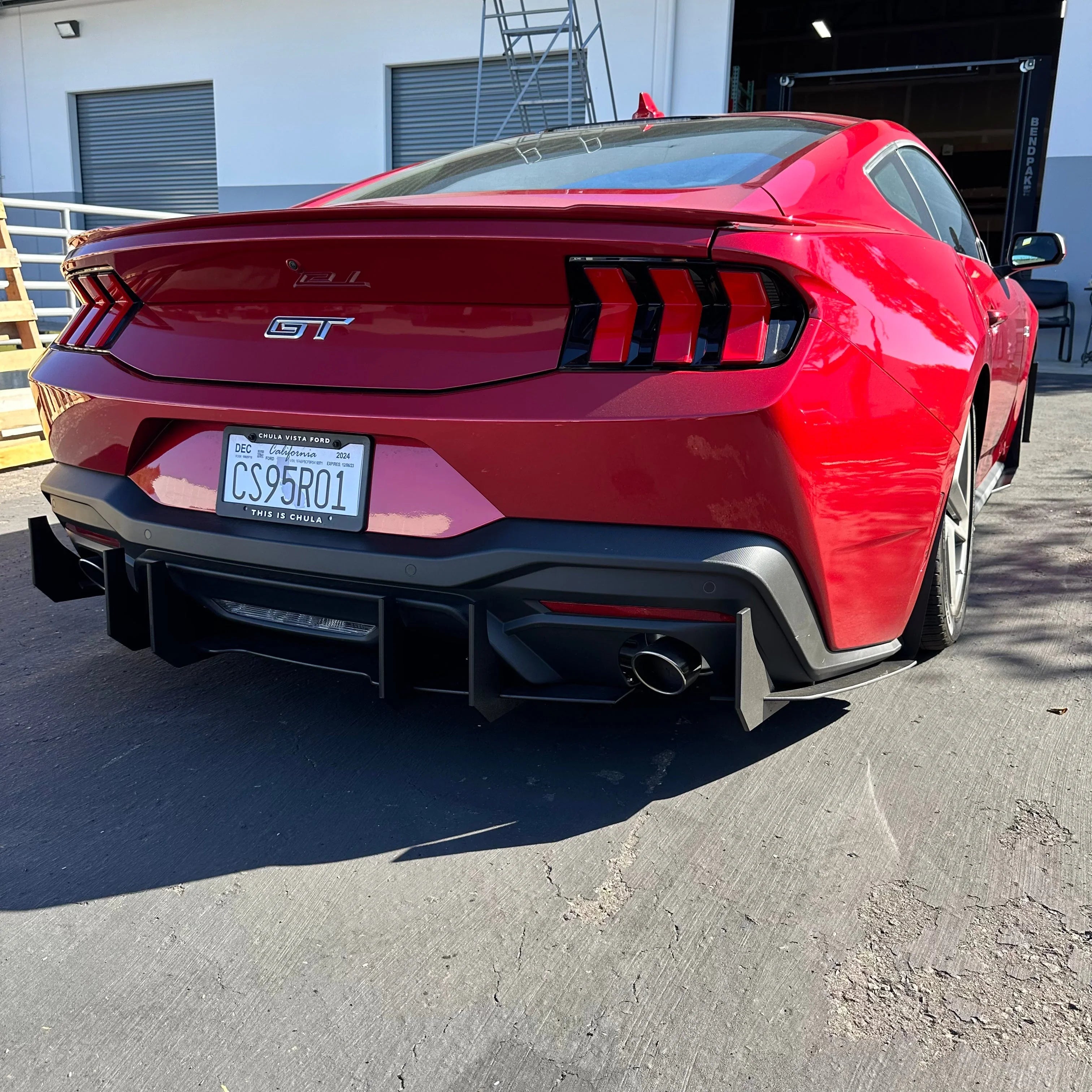 2024+ Mustang S650 GT & EcoBoost Rear Diffuser – Stealth Aero Diffuser (Dual or Quad Exhaust)