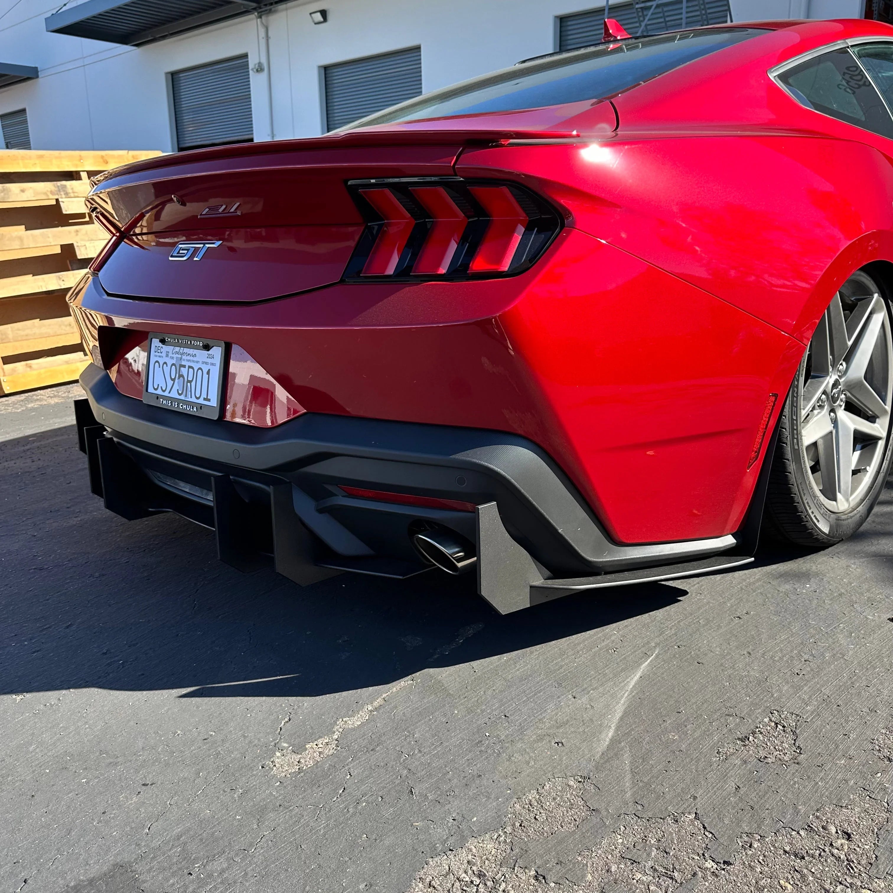 2024+ Mustang S650 GT & EcoBoost Rear Diffuser – Stealth Aero Diffuser (Dual or Quad Exhaust)