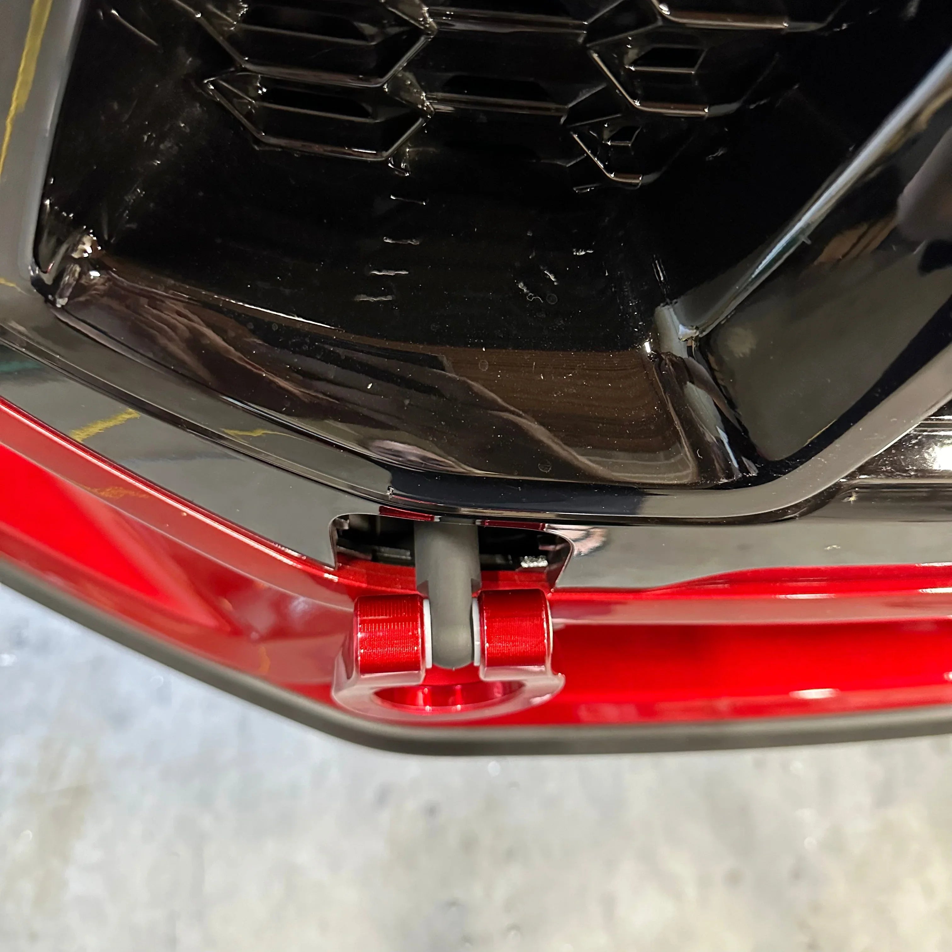 2024+ Ford Mustang S650 GT & EcoBoost Feather Lite Stealth Tow Hook – Billet Aluminum Track Tow Hook