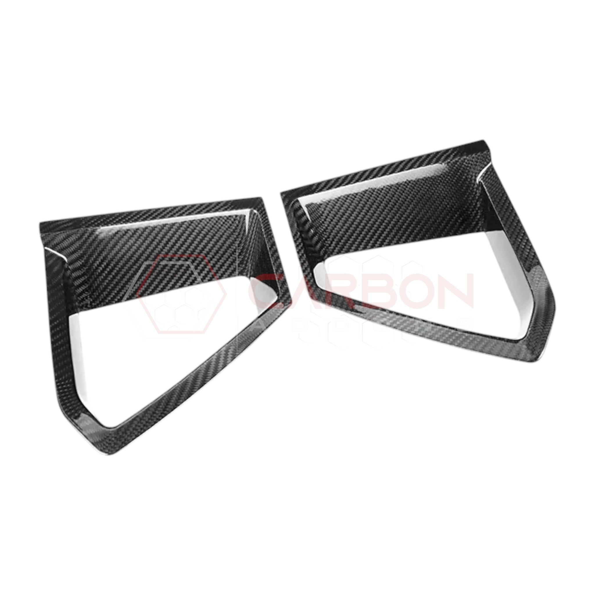 2024+ S650 Ford Mustang GT Real Carbon Fiber Grill Insert Covers