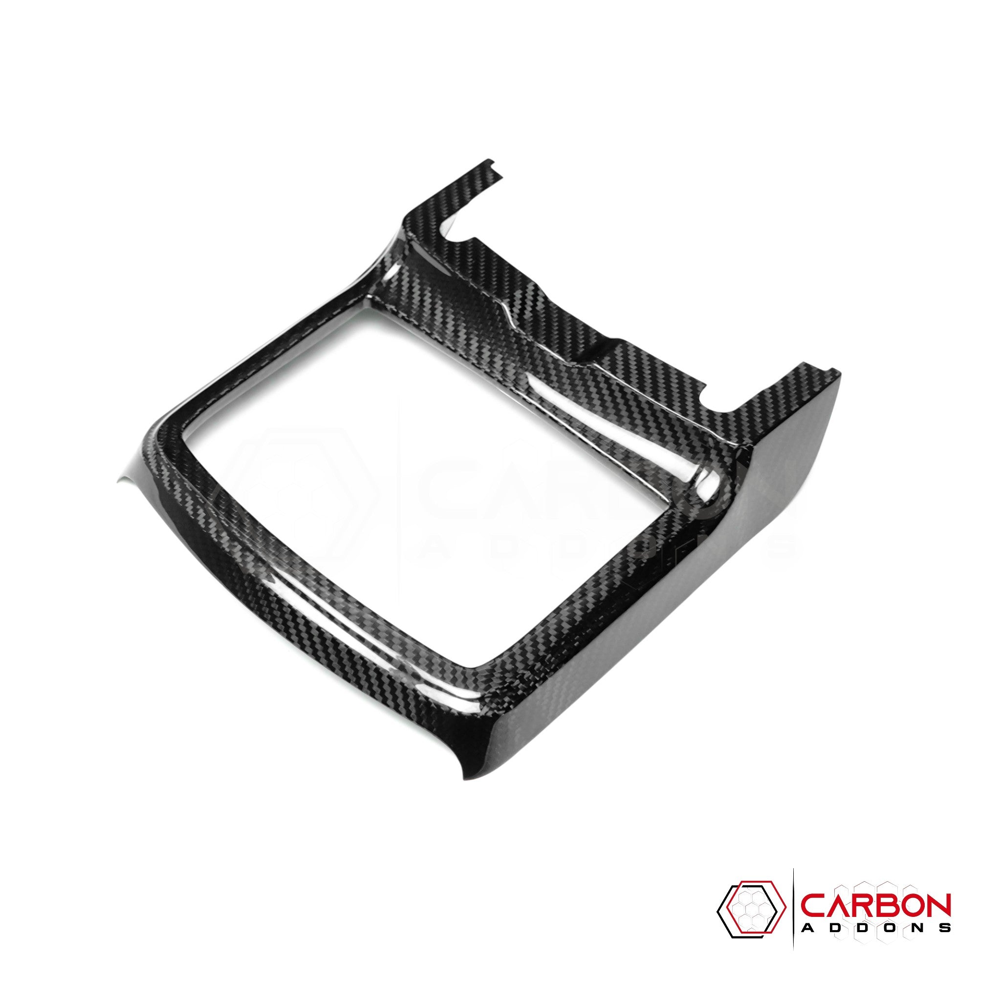 Dodge Charger 2015-2023 Real Carbon Fiber Cup Holder Trim Cover