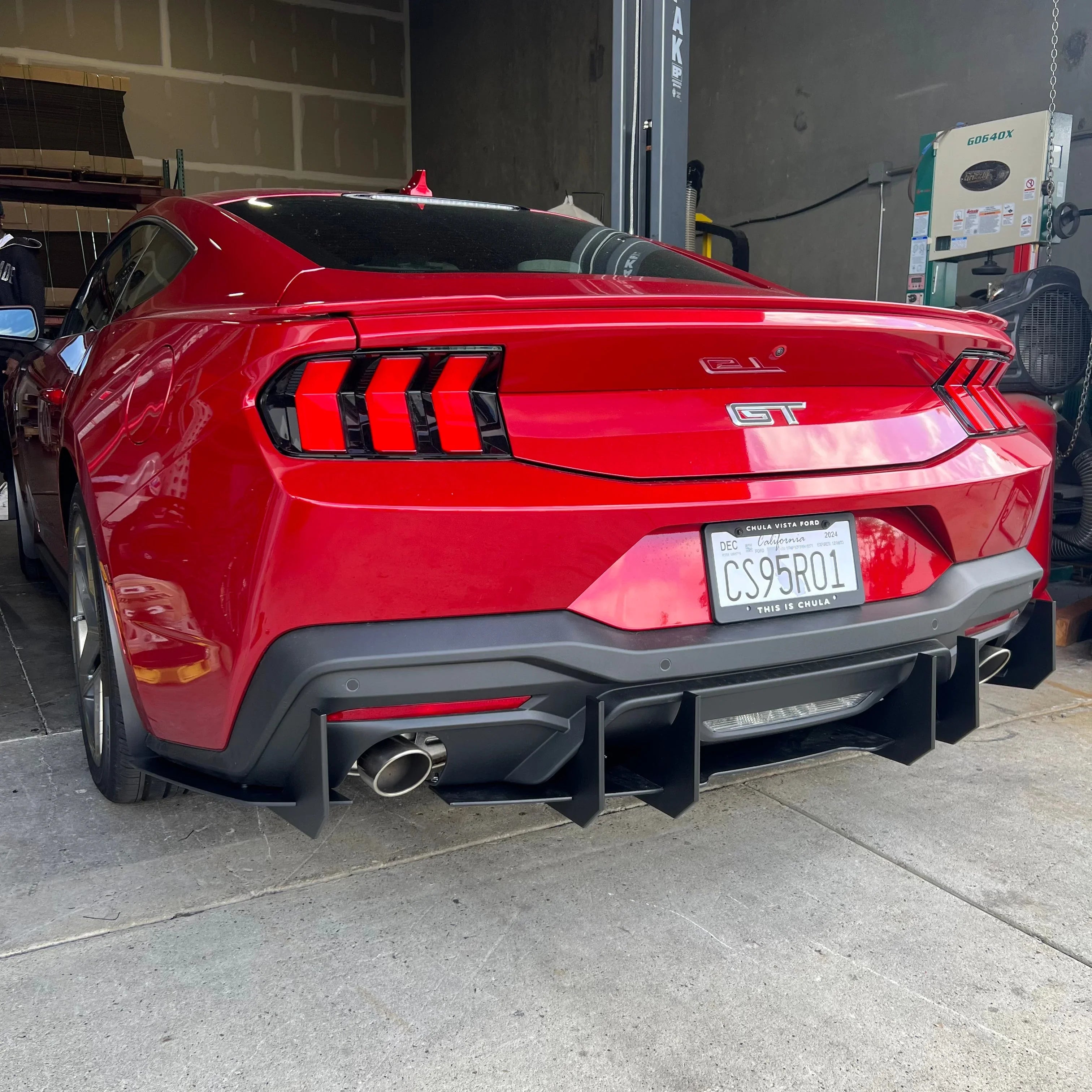 2024+ Mustang S650 GT & EcoBoost Rear Diffuser – Stealth Aero Diffuser (Dual or Quad Exhaust)