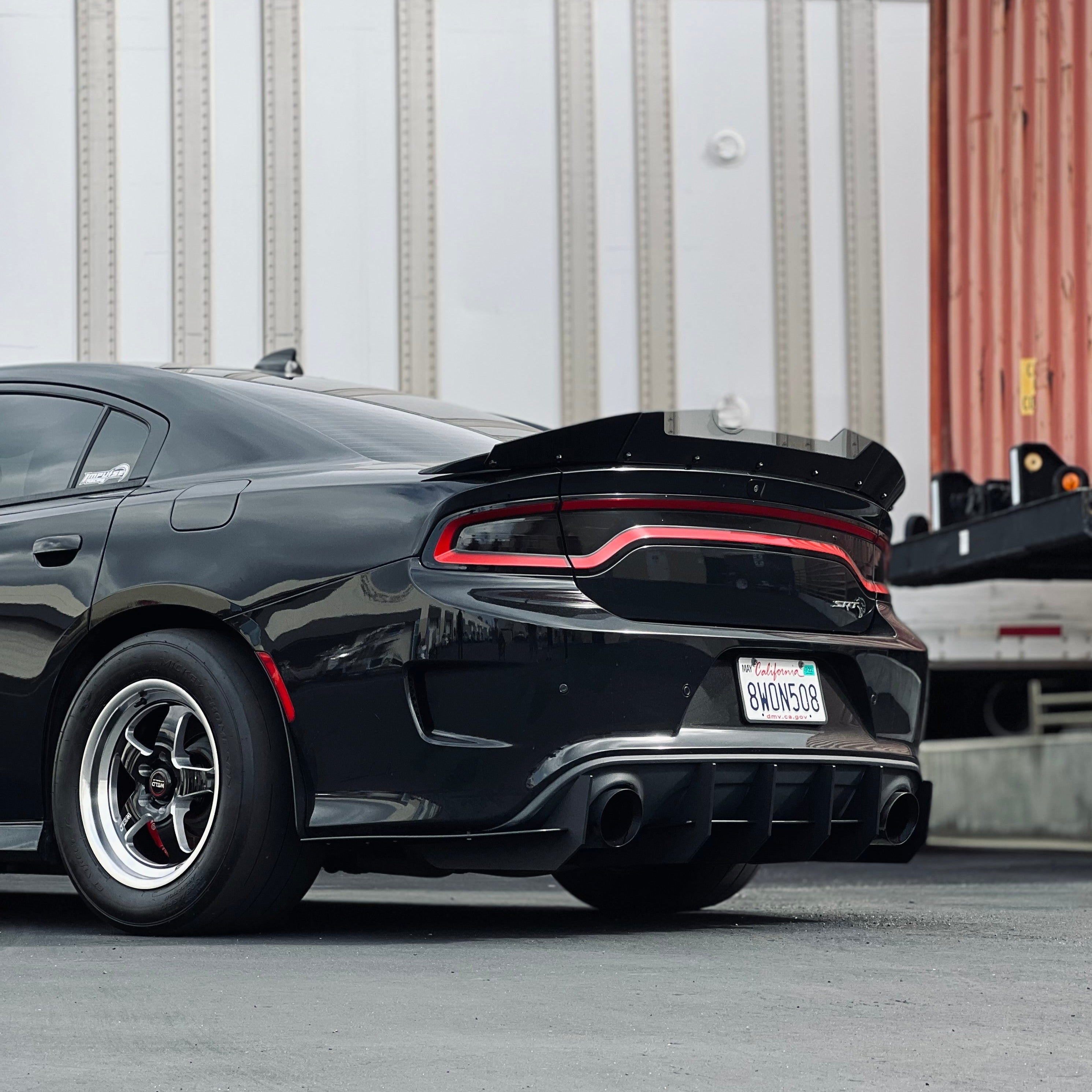 Dodge Charger 2015–2023 SRT Stealth Rear Diffuser – Hellcat, Scat Pack, Daytona, GT/RT (SRT Body) | ZL1 Addons