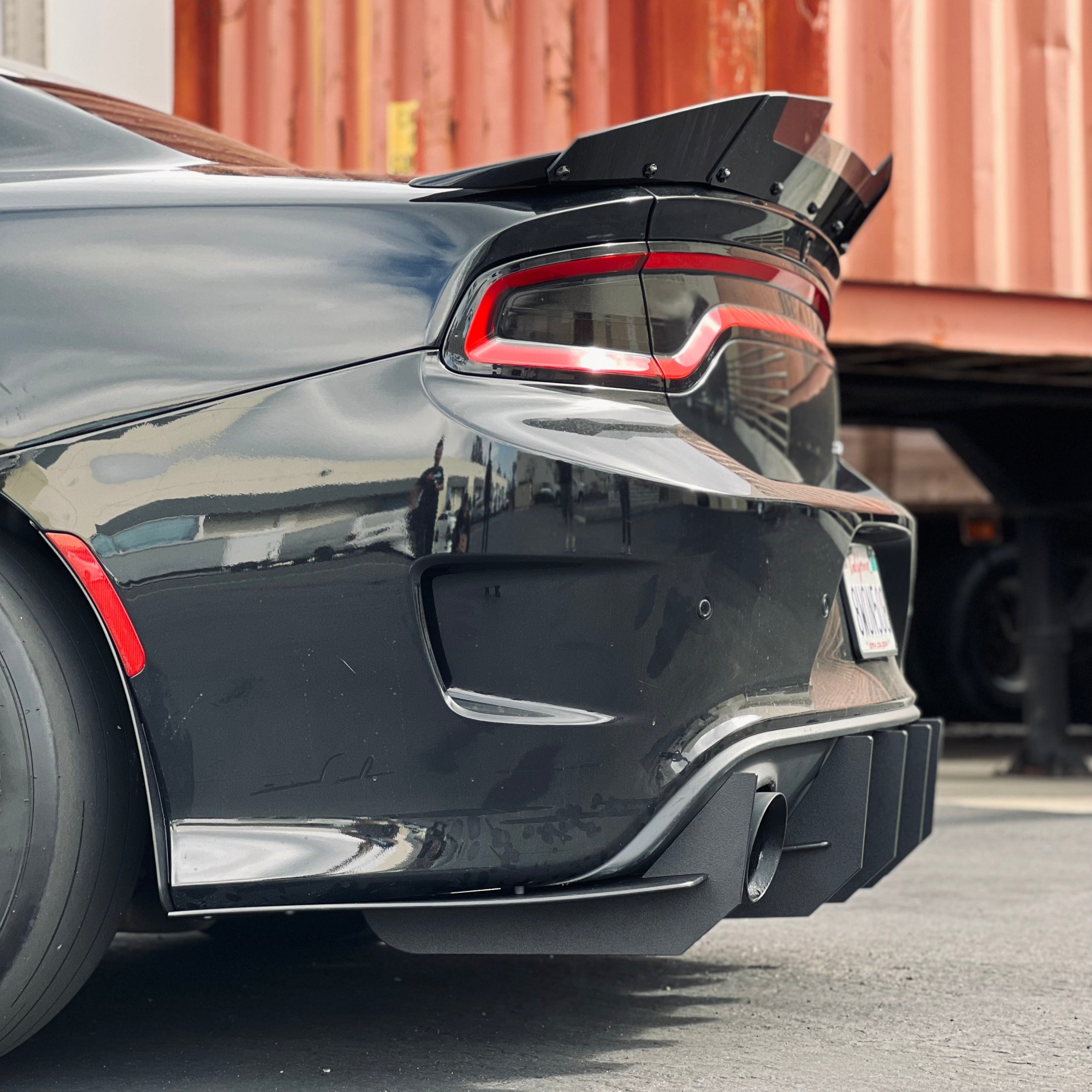 Dodge Charger 2015–2023 SRT Stealth Rear Diffuser – Hellcat, Scat Pack, Daytona, GT/RT (SRT Body) | ZL1 Addons
