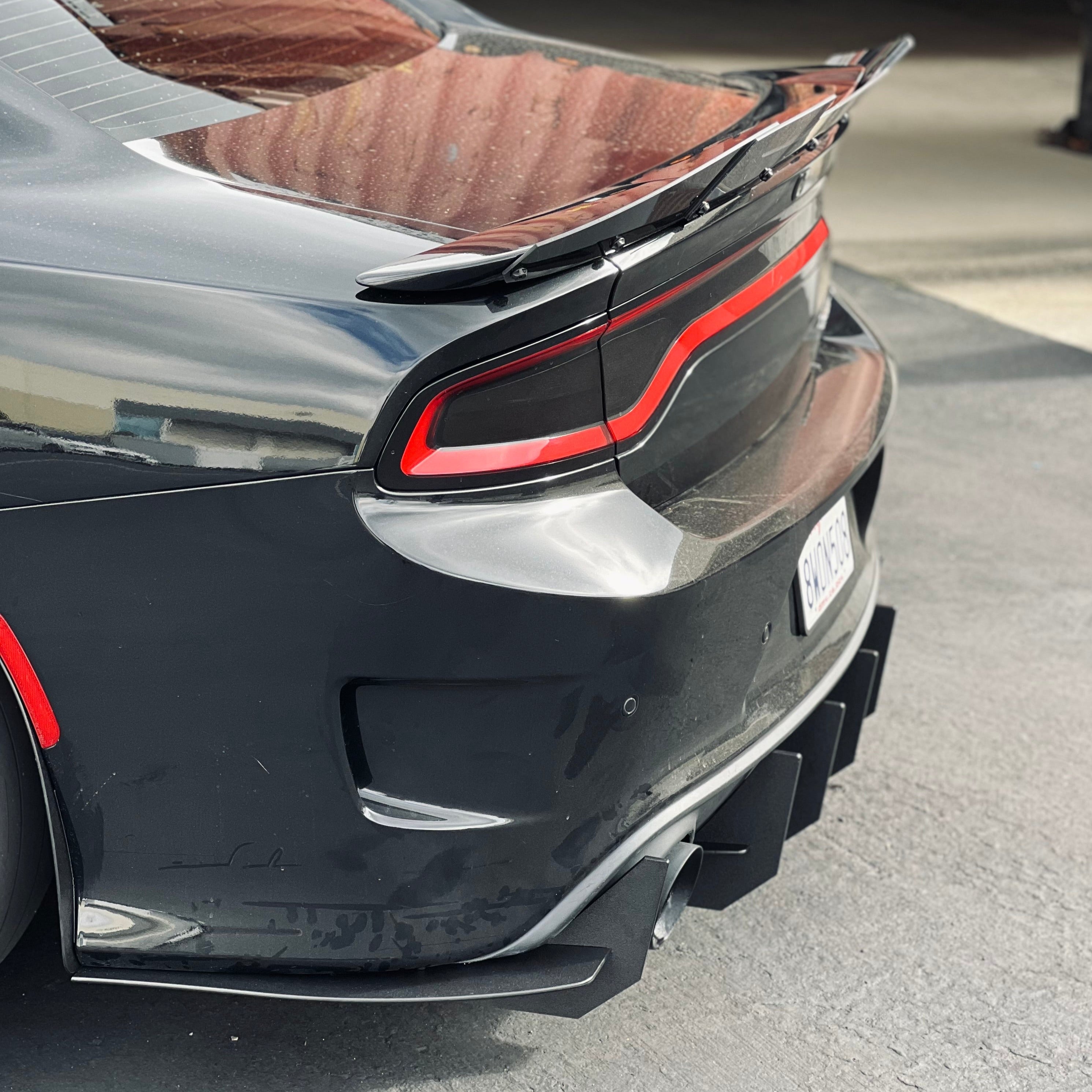 Dodge Charger 2015–2023 SRT Stealth Rear Diffuser – Hellcat, Scat Pack, Daytona, GT/RT (SRT Body) | ZL1 Addons