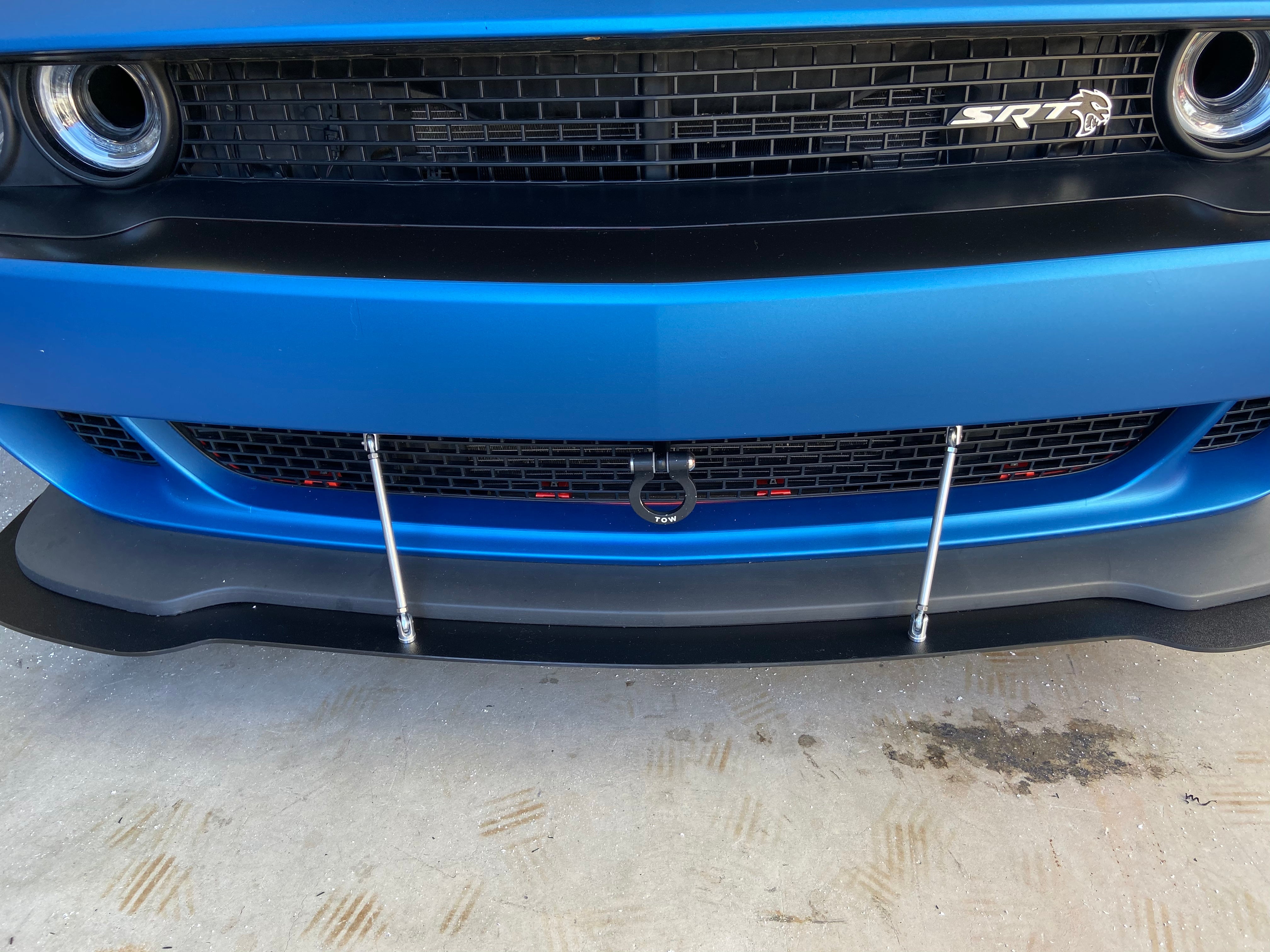 Dodge Challenger 2015–2023 Hellcat/Redeye Splitter Extension – ABS Front Aero Upgrade | ZL1 Addons