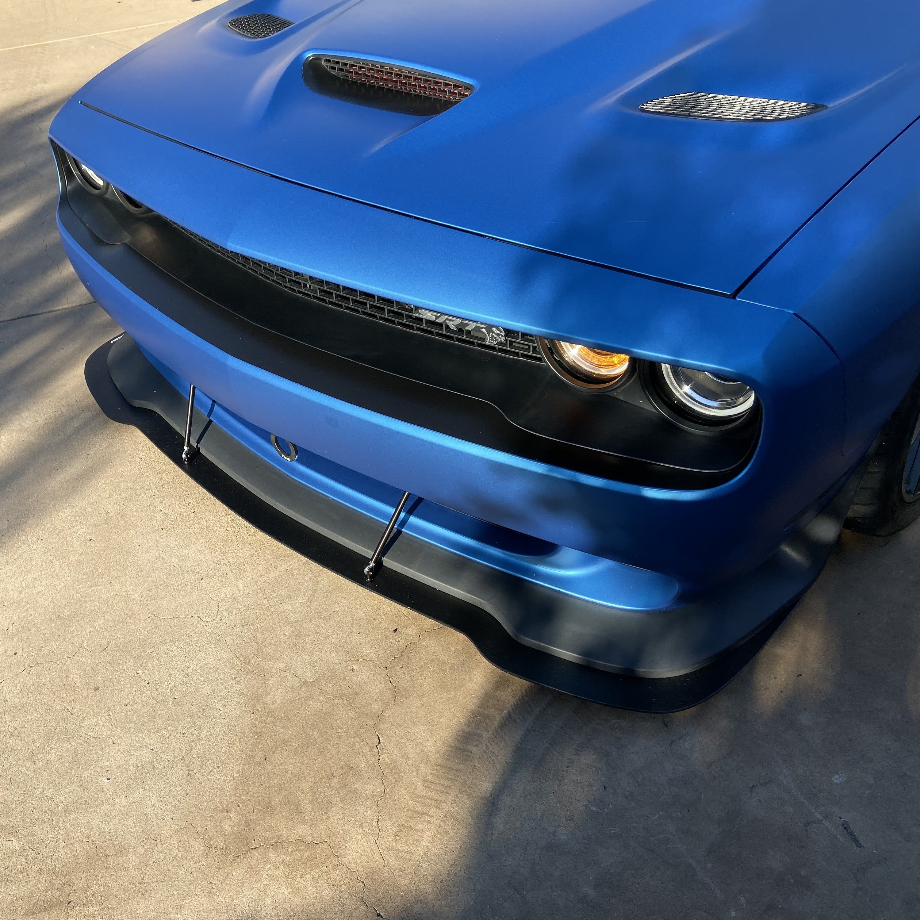 Dodge Challenger 2015–2023 Hellcat/Redeye Splitter Extension – ABS Front Aero Upgrade | ZL1 Addons