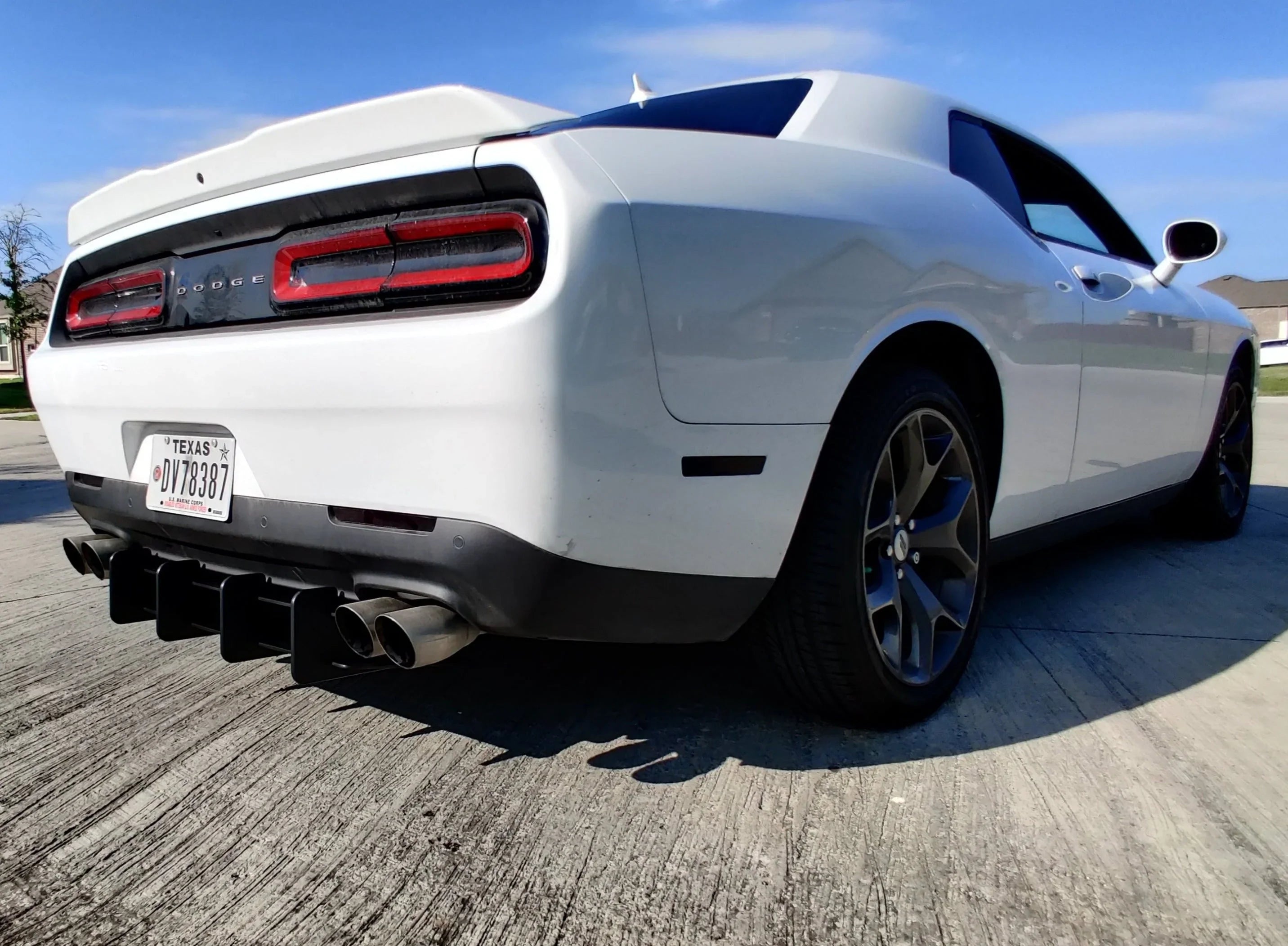 2015–2023 Dodge Challenger Deluxe Rear Diffuser | ZL1 Addons