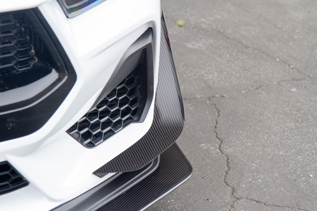 Ford Mustang GT S650 Carbon Fiber Front Bumper Canards (2024+) by APR Performance