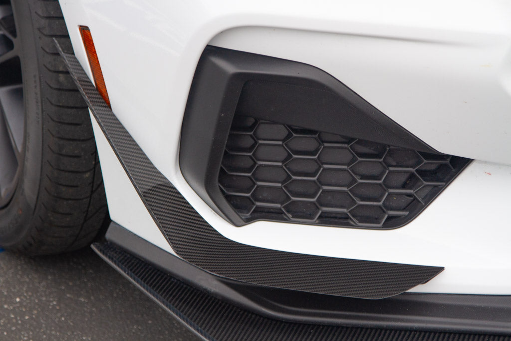 Ford Mustang GT S650 Carbon Fiber Front Bumper Canards (2024+) by APR Performance