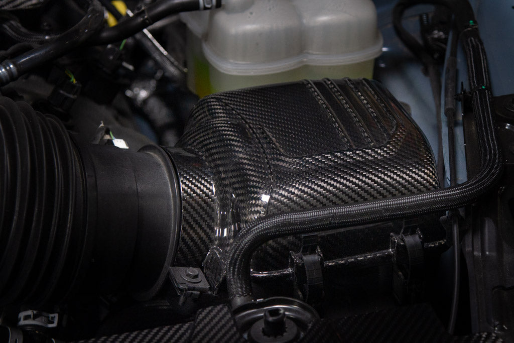 Ford Mustang Dark Horse S650 Carbon Fiber Intake Box Top Cover (2024+) by APR Performance