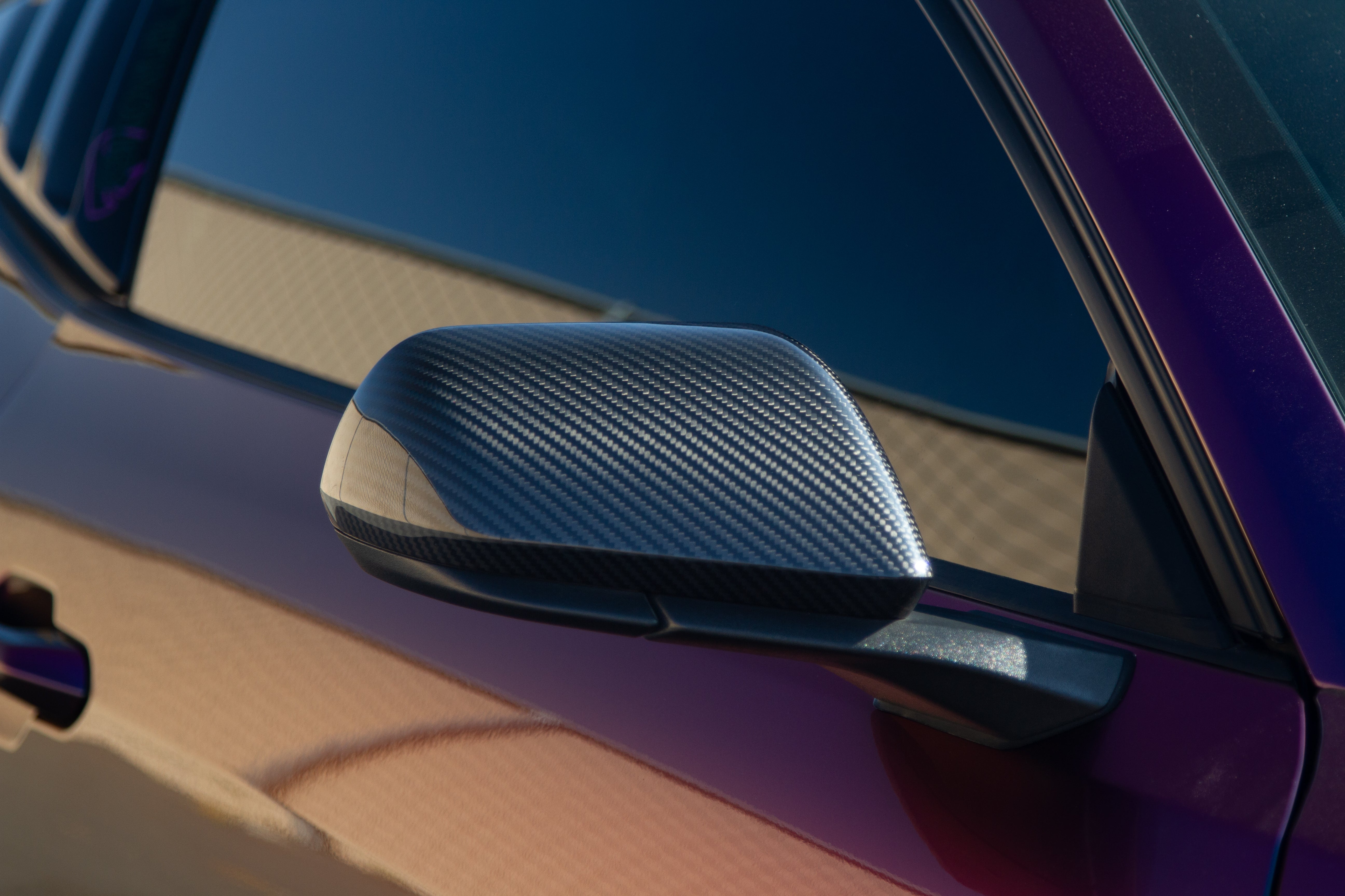 Ford Mustang S550 / S650 / Shelby GT350 / GT500 Carbon Fiber Replacement Mirror Covers (2015–2025) by APR Performance