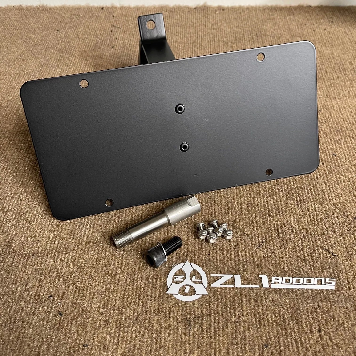 2009–2023 Dodge Challenger No-Drill Front License Plate Holder | ZL1 Addons