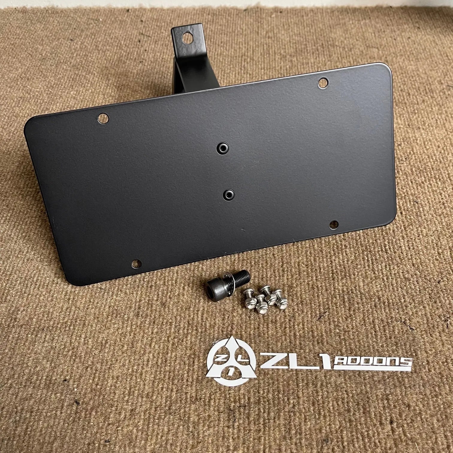 2009–2023 Dodge Challenger No-Drill Front License Plate Holder | ZL1 Addons