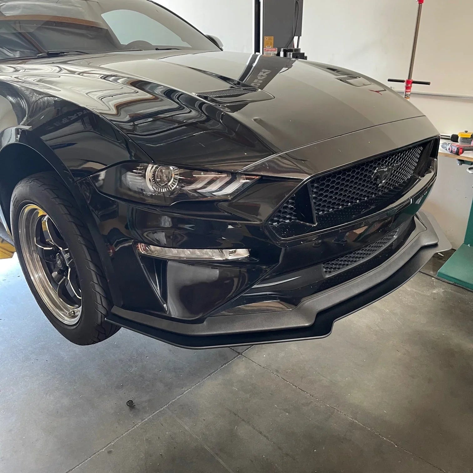 2018–2023 Ford Mustang GT Performance Pack Splitter Extension – ABS Front Lip Extension