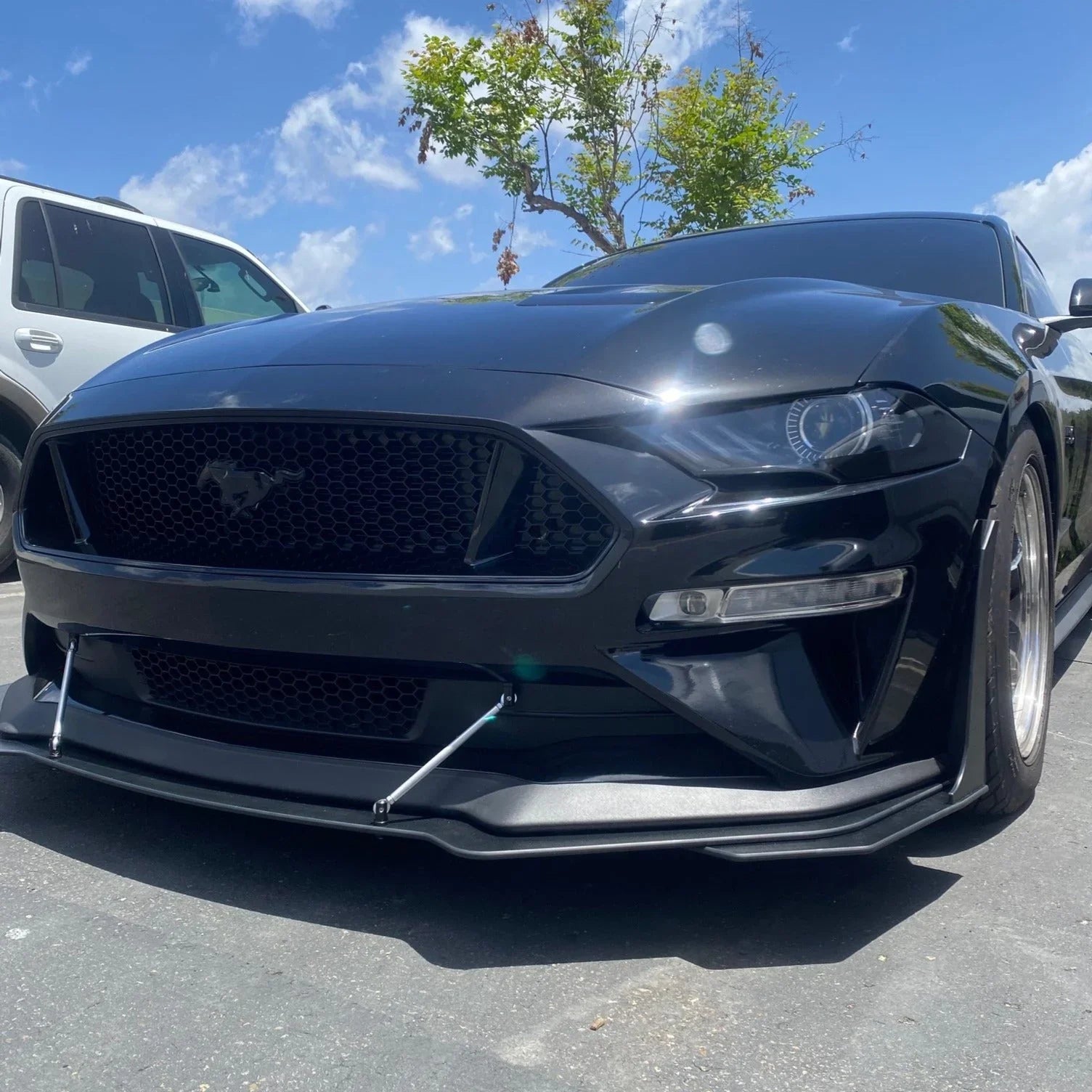 2018–2023 Ford Mustang GT Performance Pack Splitter Extension – ABS Front Lip Extension