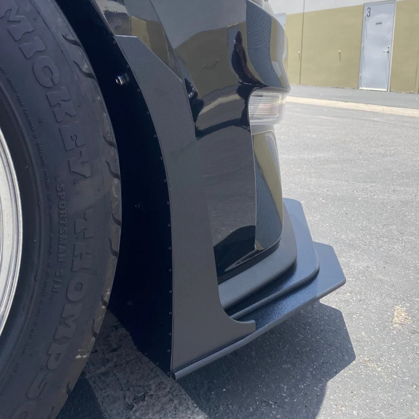 2018–2023 Ford Mustang GT Performance Pack Splitter Extension – ABS Front Lip Extension