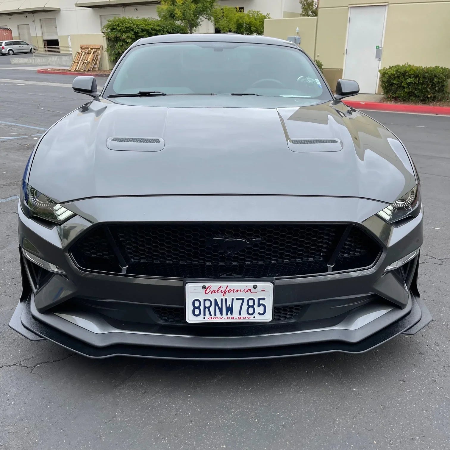 2018–2023 Ford Mustang GT & EcoBoost Splitter Extension – ABS Front Lip Extension (Base Models)